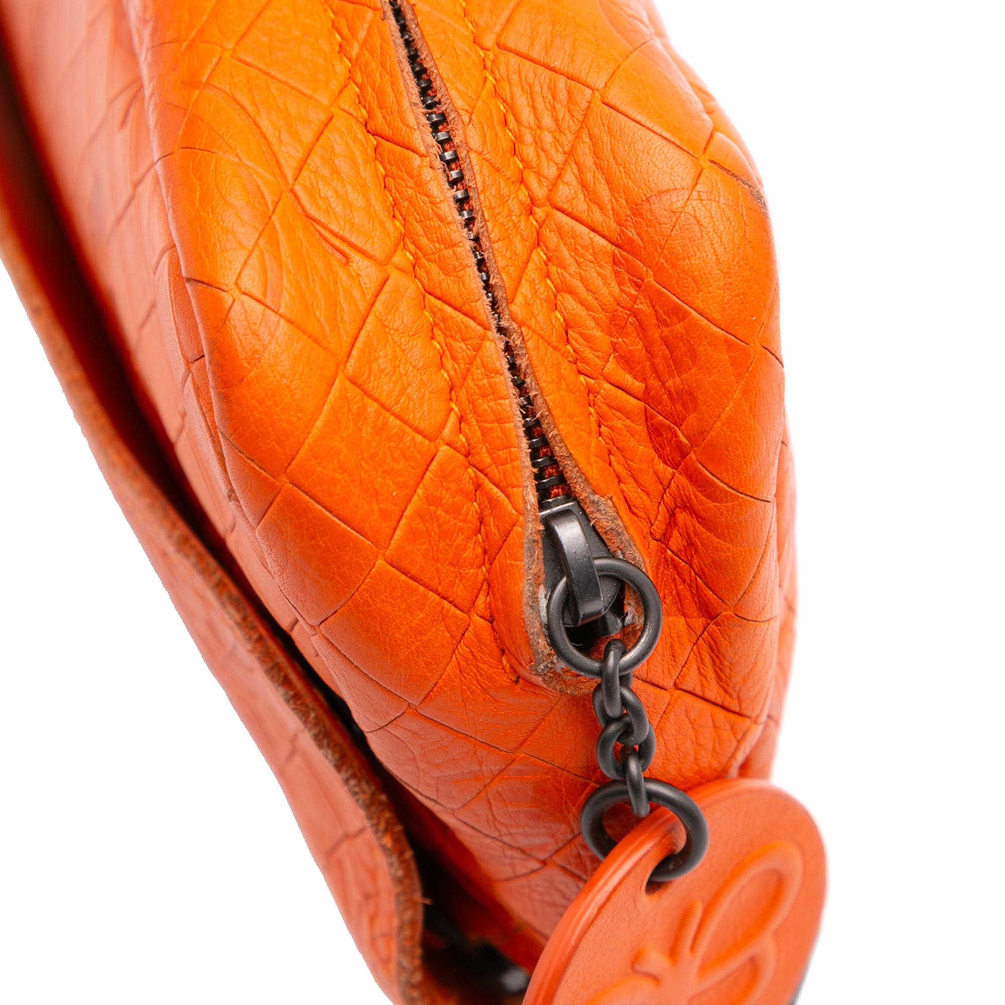 Bottega Veneta Leather Intrecciomirage Butterfly Chain Flap Crossbody