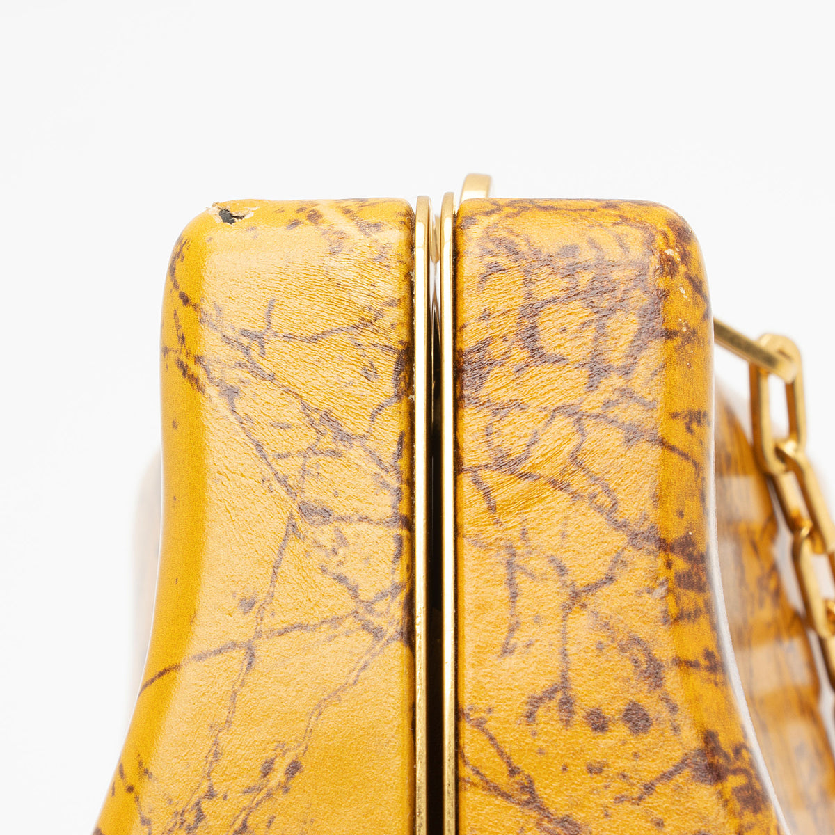 Bottega Veneta Leather Wave Chain Shoulder Bag