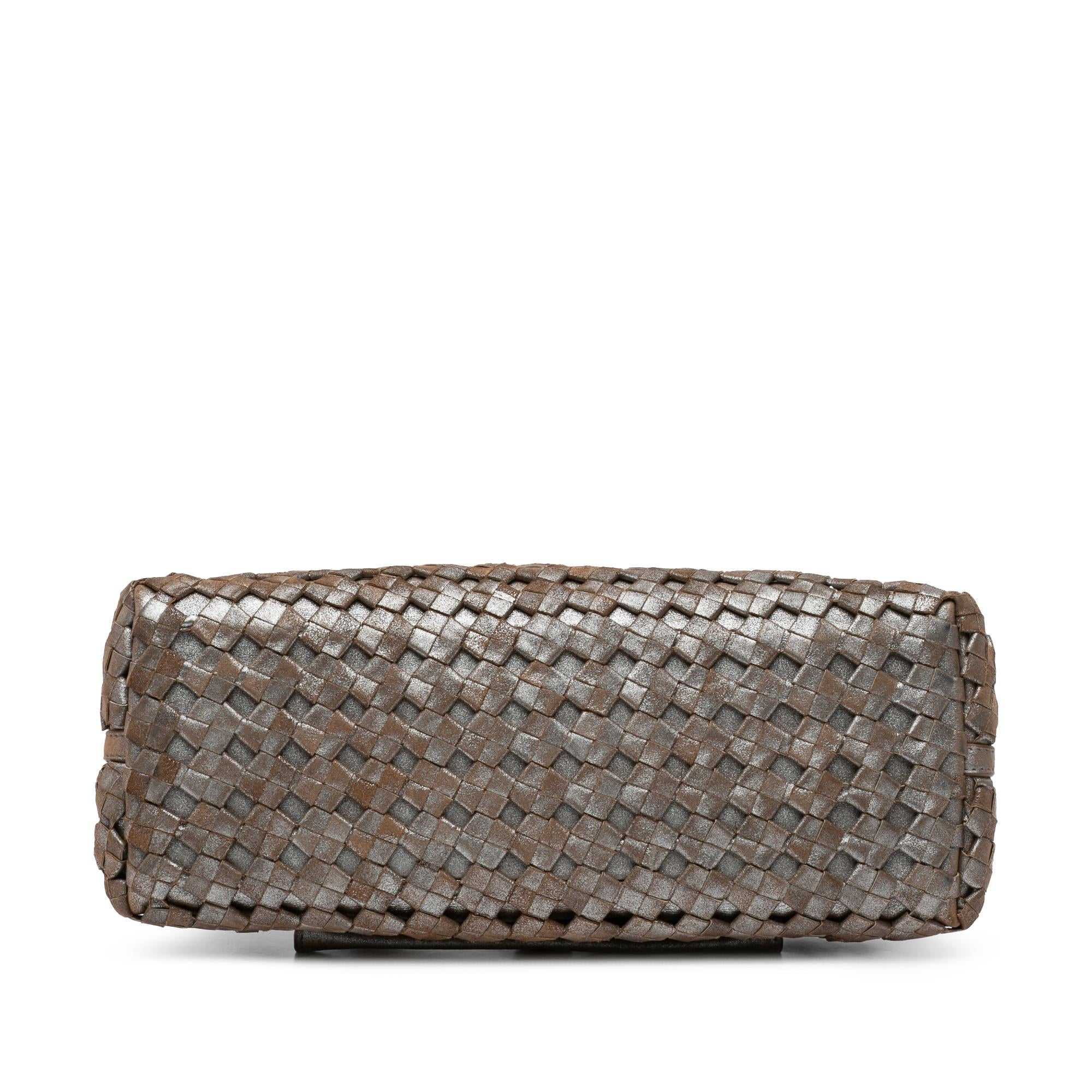 Bottega Veneta Limited Edition Intrecciato Frame Shoulder Bag