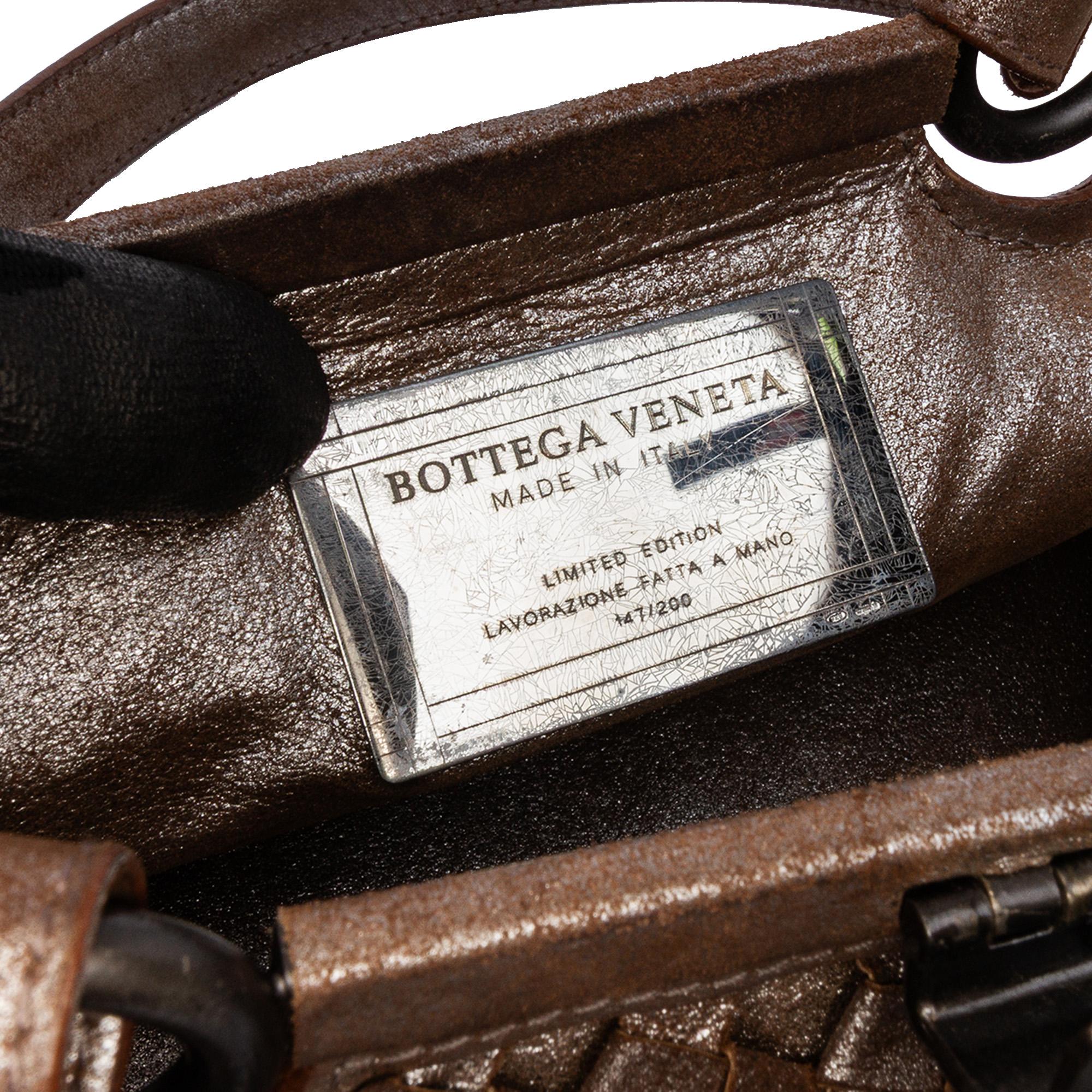 Bottega Veneta Limited Edition Intrecciato Frame Shoulder Bag