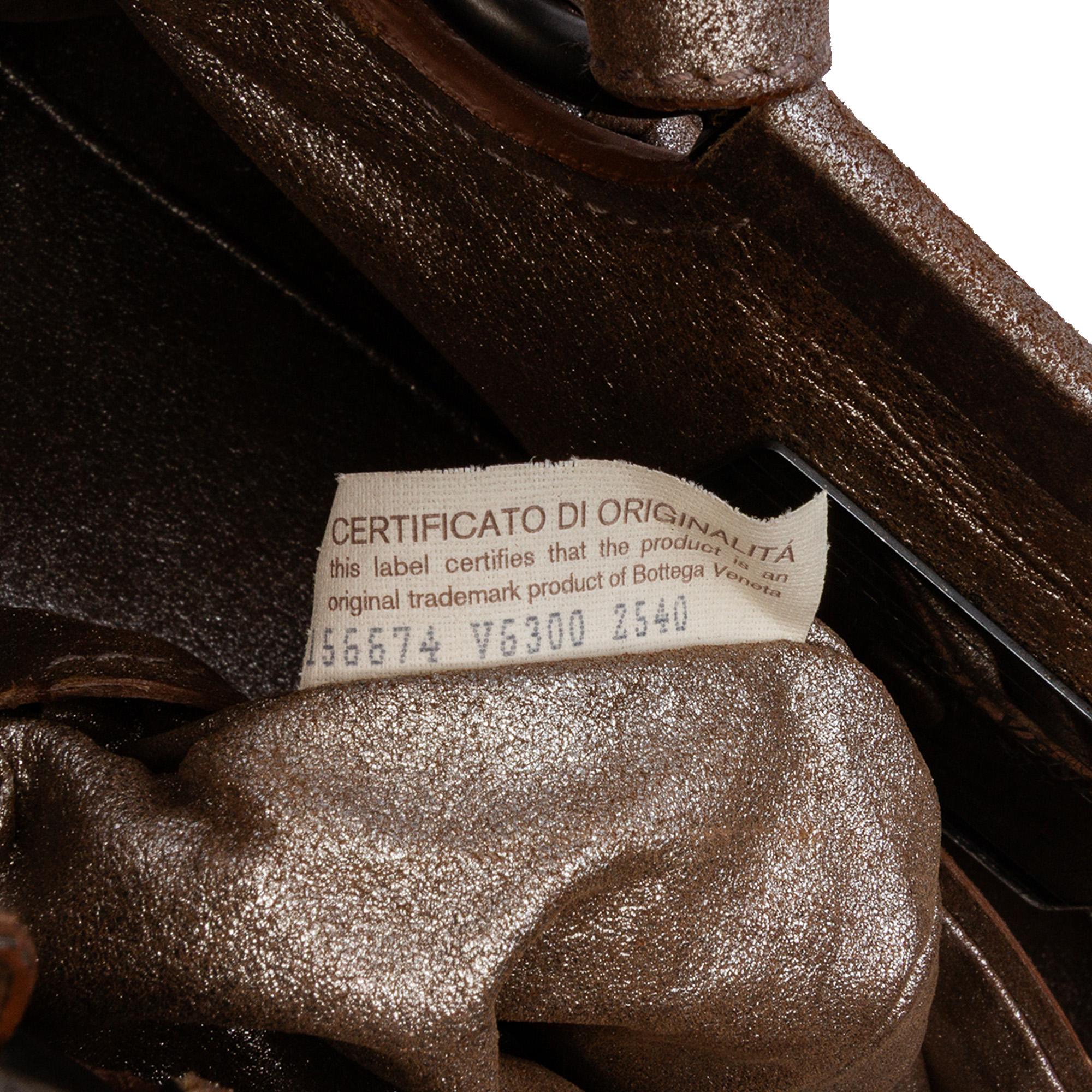 Bottega Veneta Limited Edition Intrecciato Frame Shoulder Bag