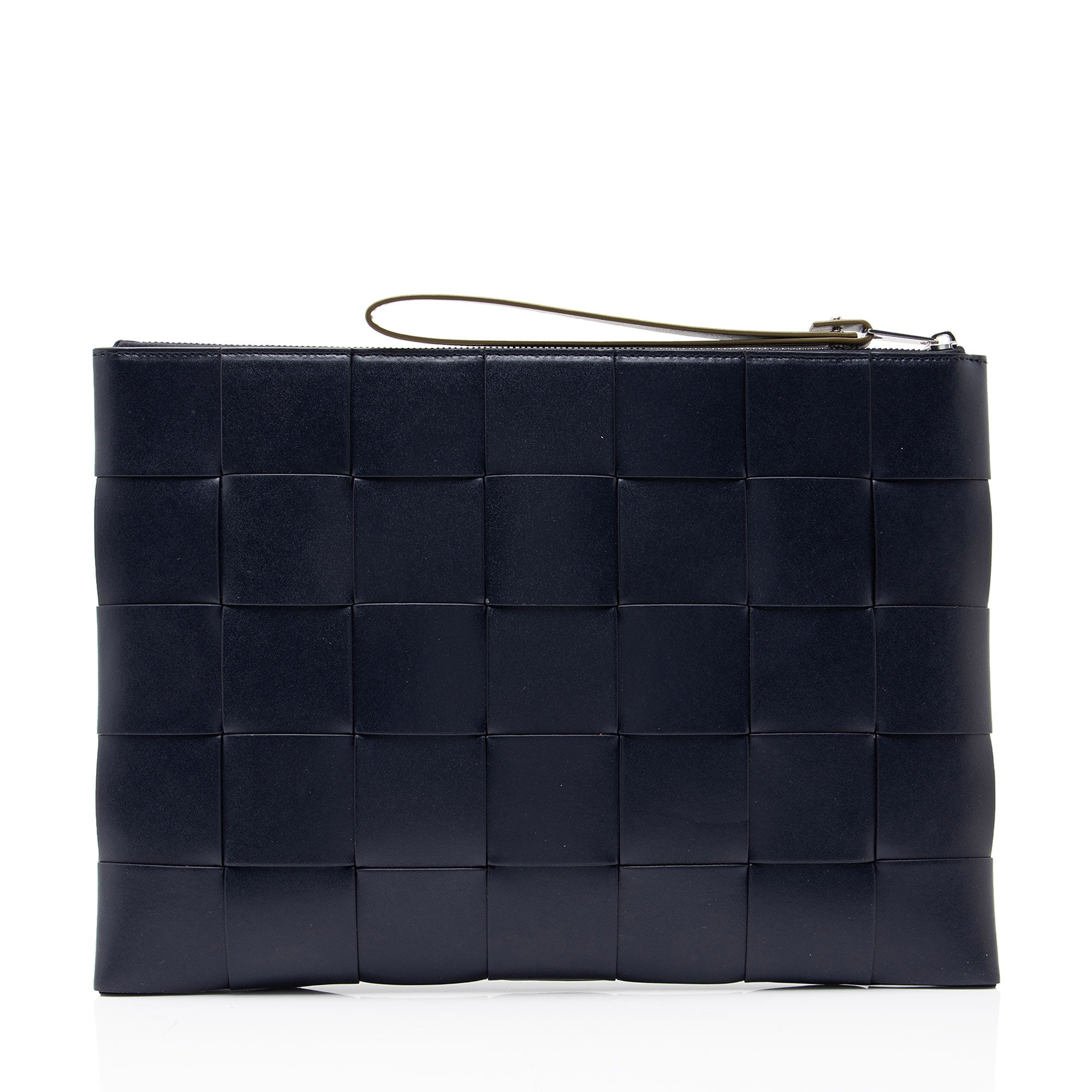 Bottega Veneta Maxi Intrecciato Cassette Flat Pouch