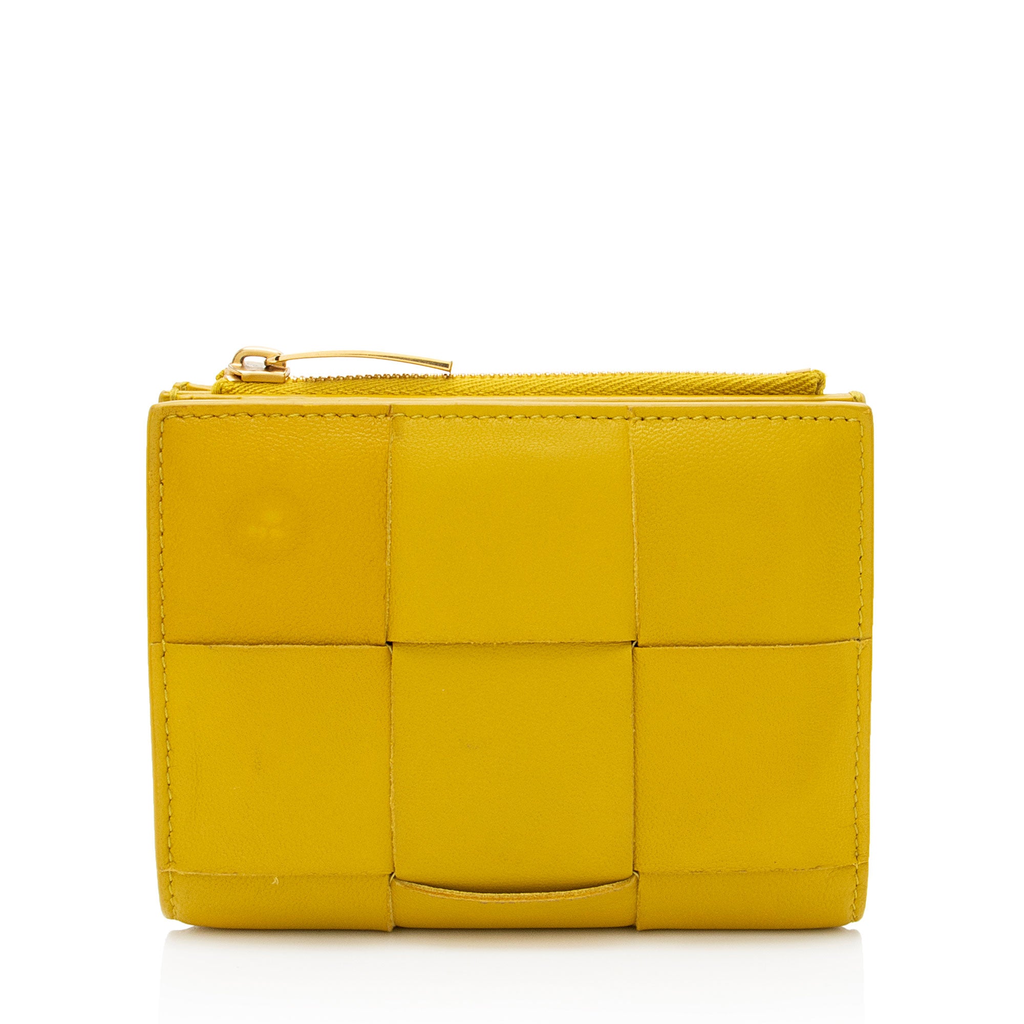 Bottega Veneta Maxi Intrecciato Compact Wallet