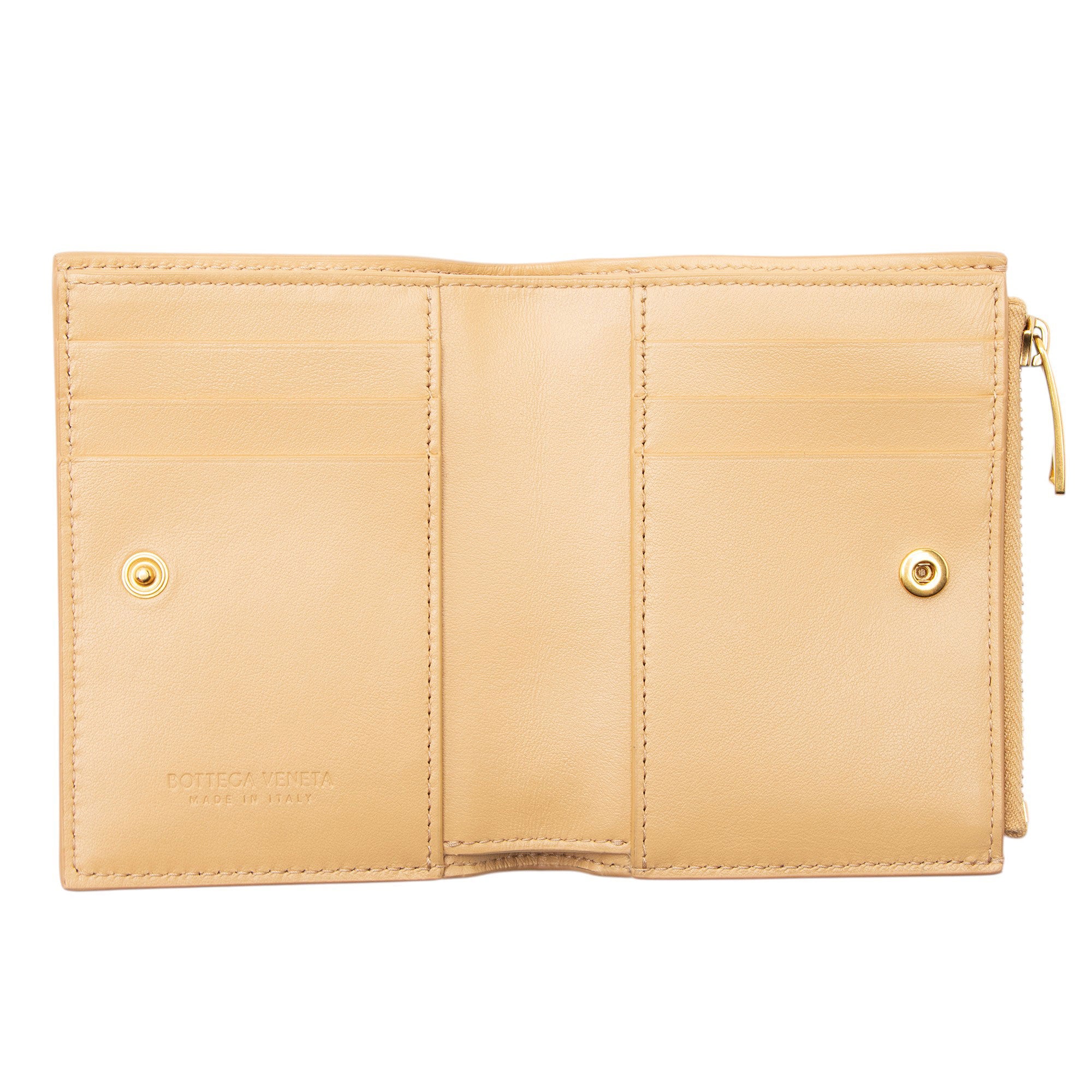 Bottega Veneta Maxi Intrecciato Compact Wallet