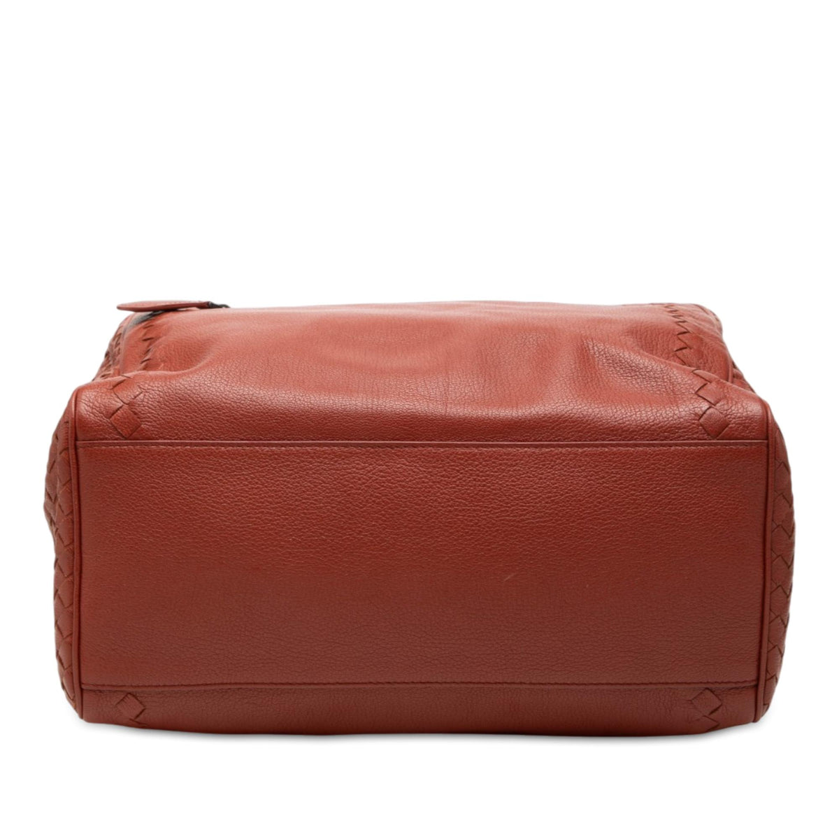 Bottega Veneta Medium Intrecciato Trimmed Goatskin Madras Brera Handbag