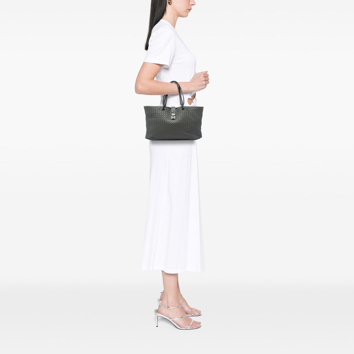 Bottega Veneta Medium Nappa Intrecciato Capri Tote
