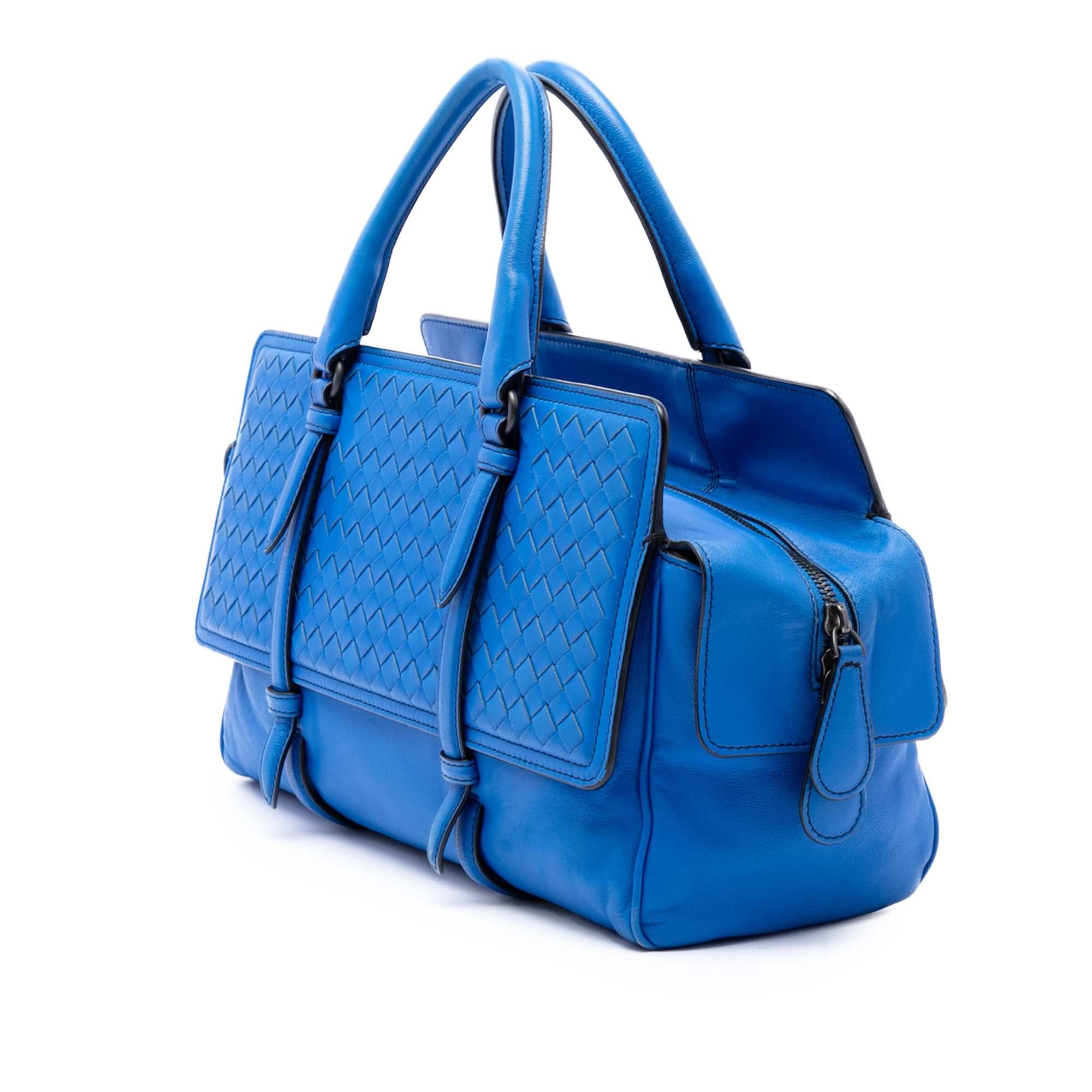 Bottega Veneta Medium Nappa Intrecciato Monaco Satchel