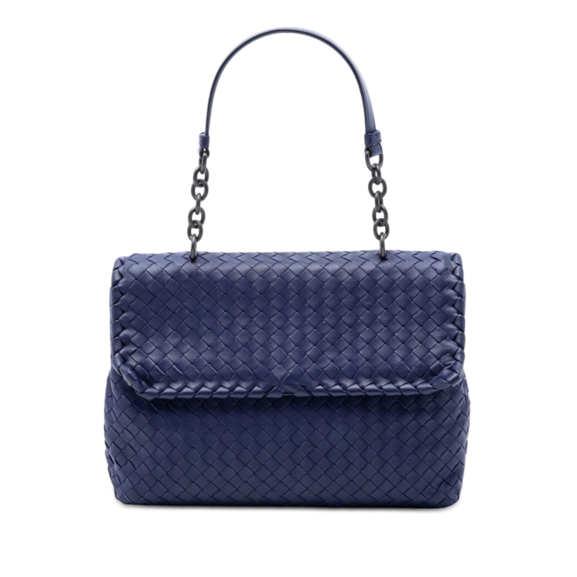 Bottega Veneta Medium Nappa Intrecciato Olimpia Shoulder Bag