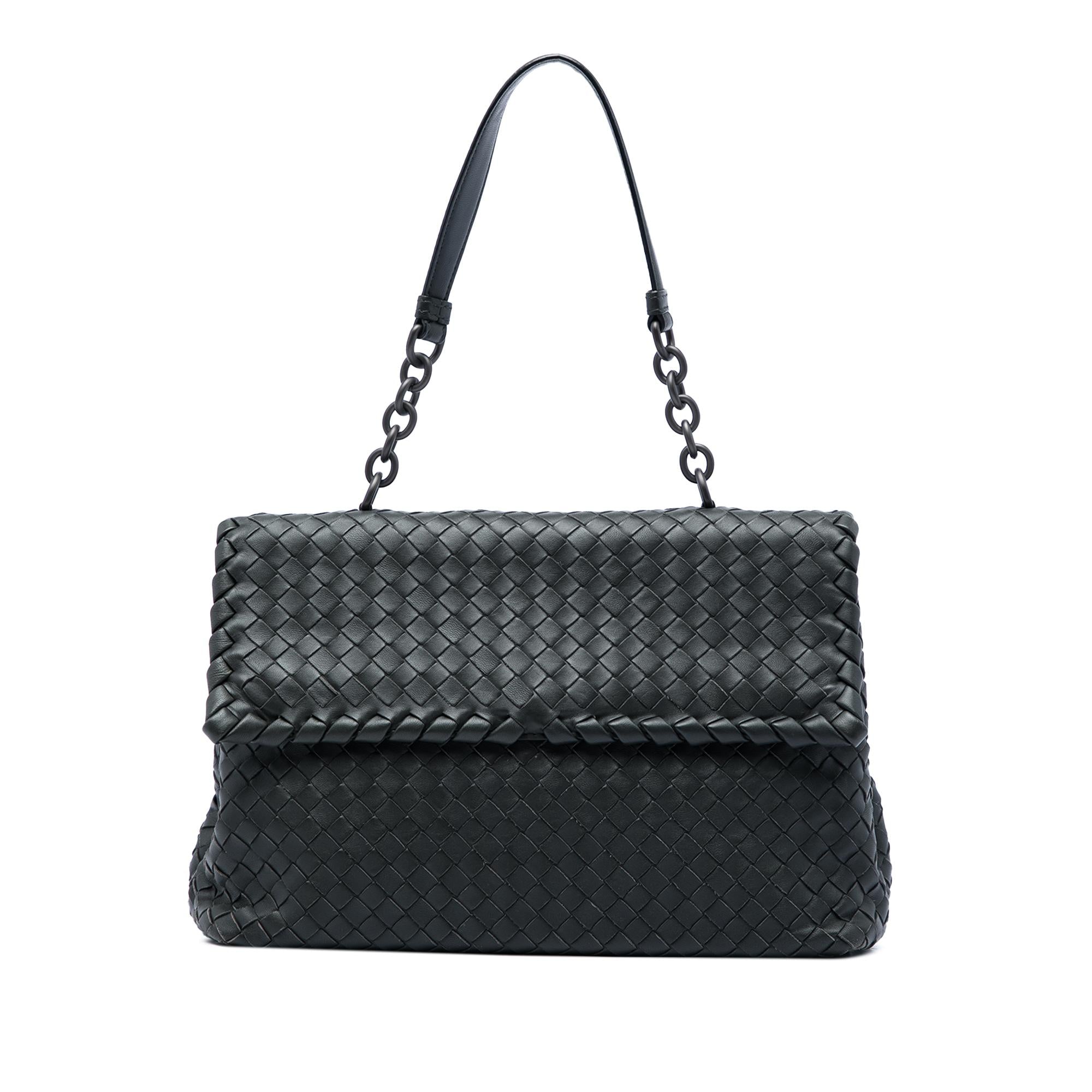 Bottega Veneta Medium Nappa Intrecciato Olimpia Shoulder Bag