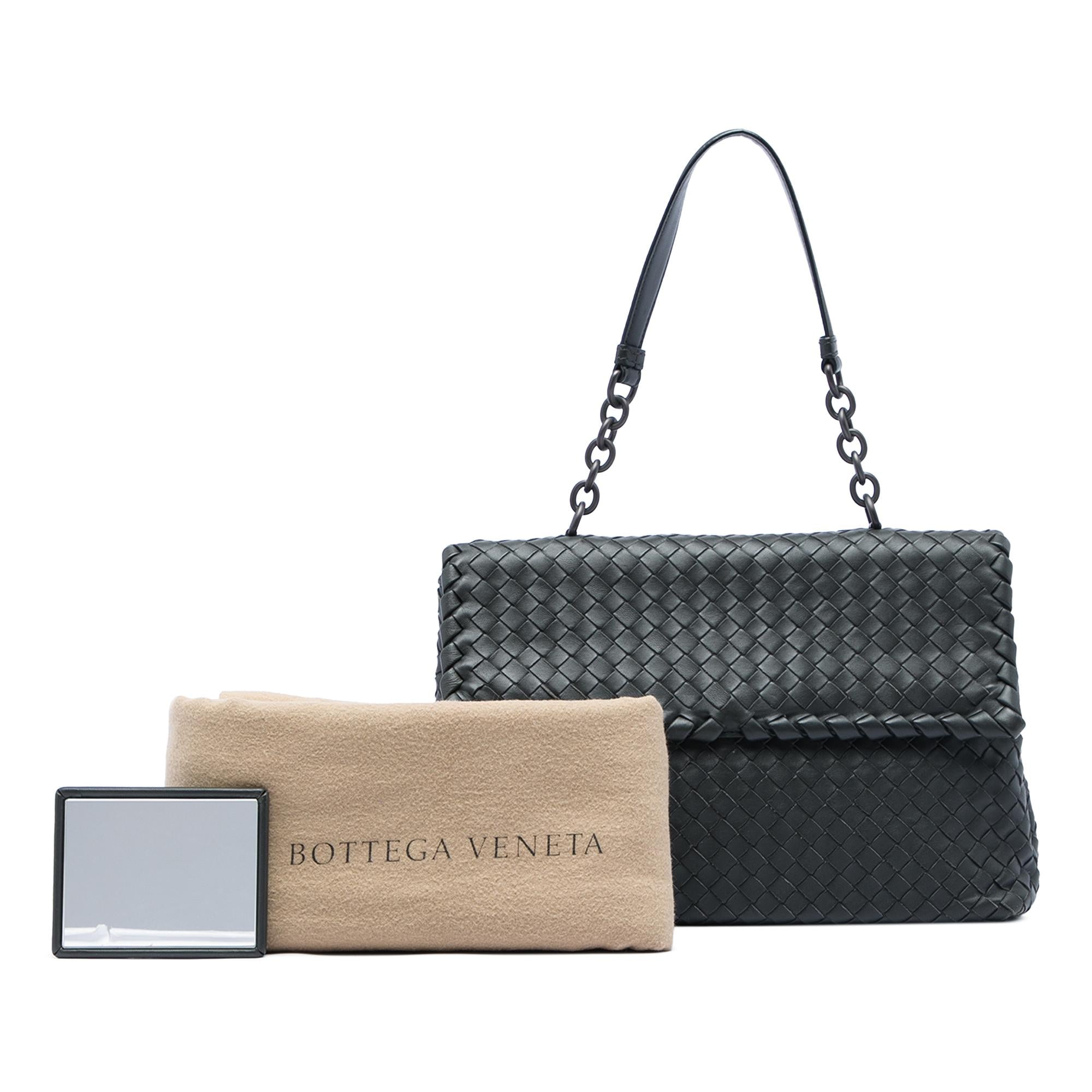 Bottega Veneta Medium Nappa Intrecciato Olimpia Shoulder Bag