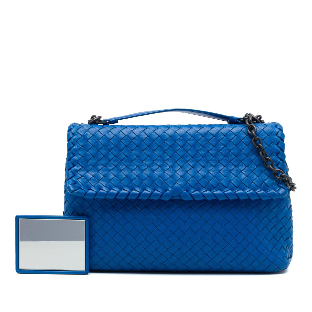 Bottega Veneta Medium Nappa Intrecciato Olimpia Shoulder Bag