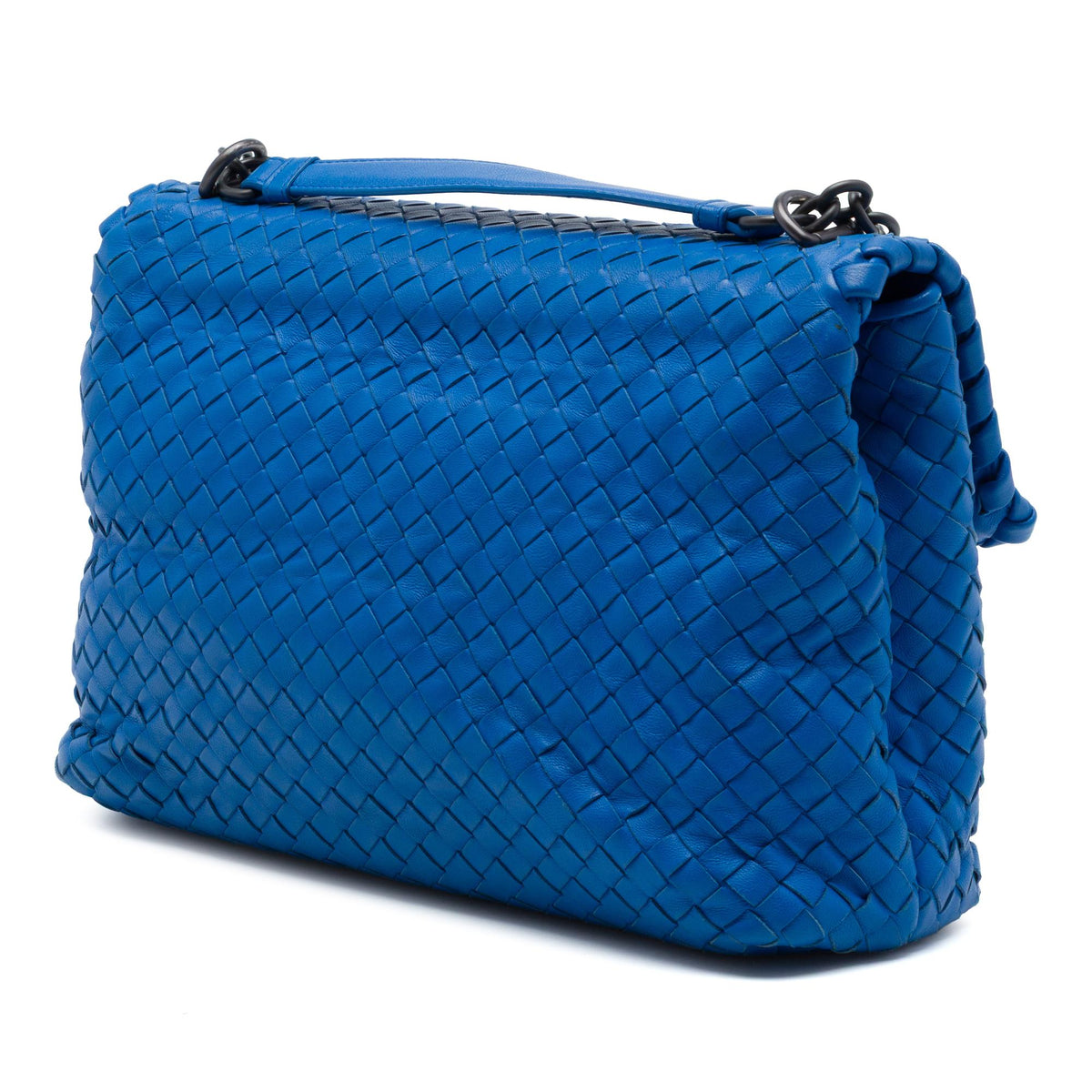 Bottega Veneta Medium Nappa Intrecciato Olimpia Shoulder Bag