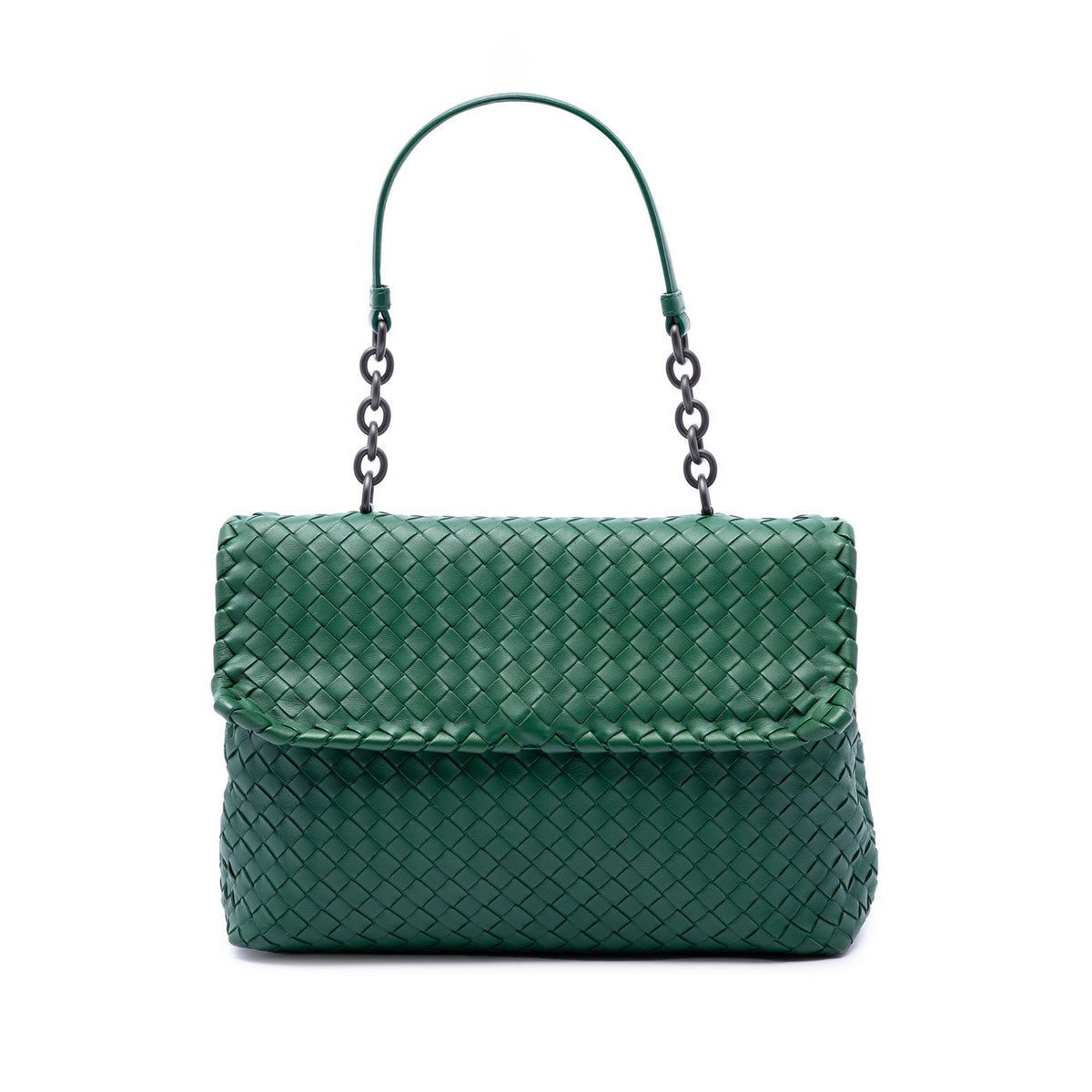 Bottega Veneta Medium Nappa Intrecciato Olimpia Shoulder Bag