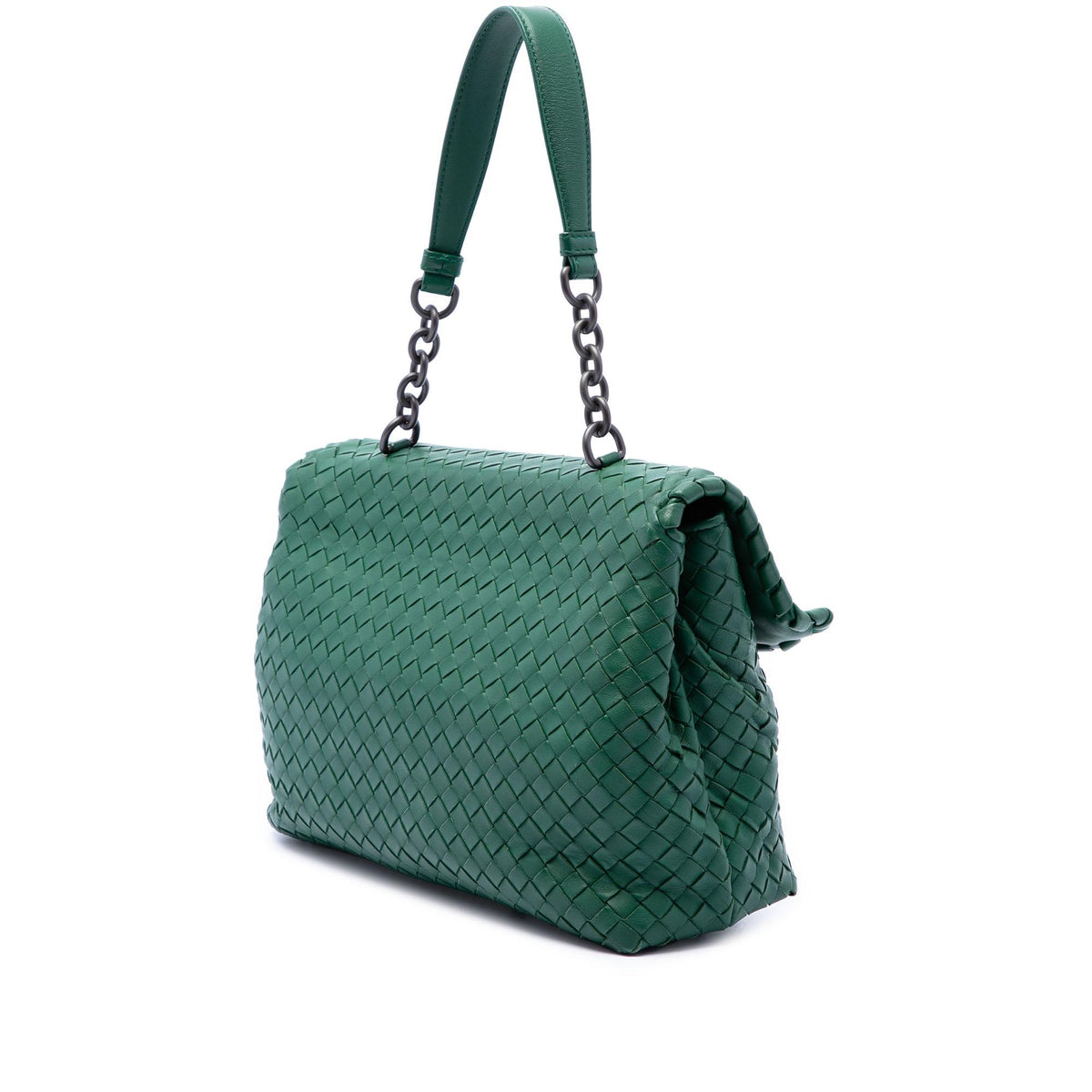 Bottega Veneta Medium Nappa Intrecciato Olimpia Shoulder Bag