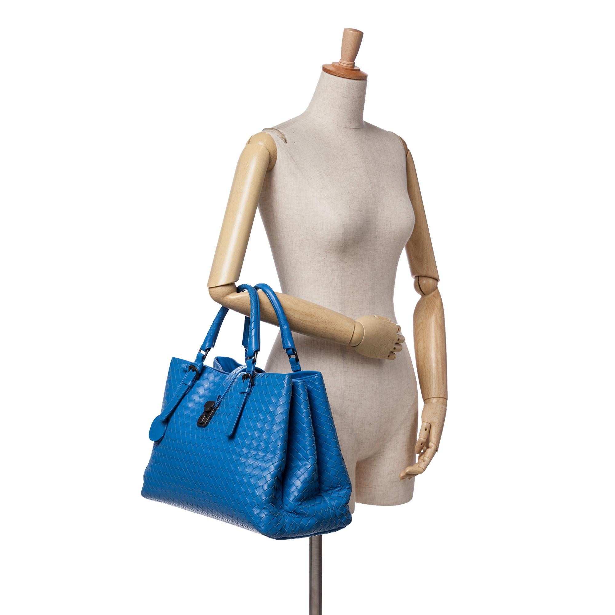 Bottega Veneta Medium Nappa Intrecciato Roma Tote
