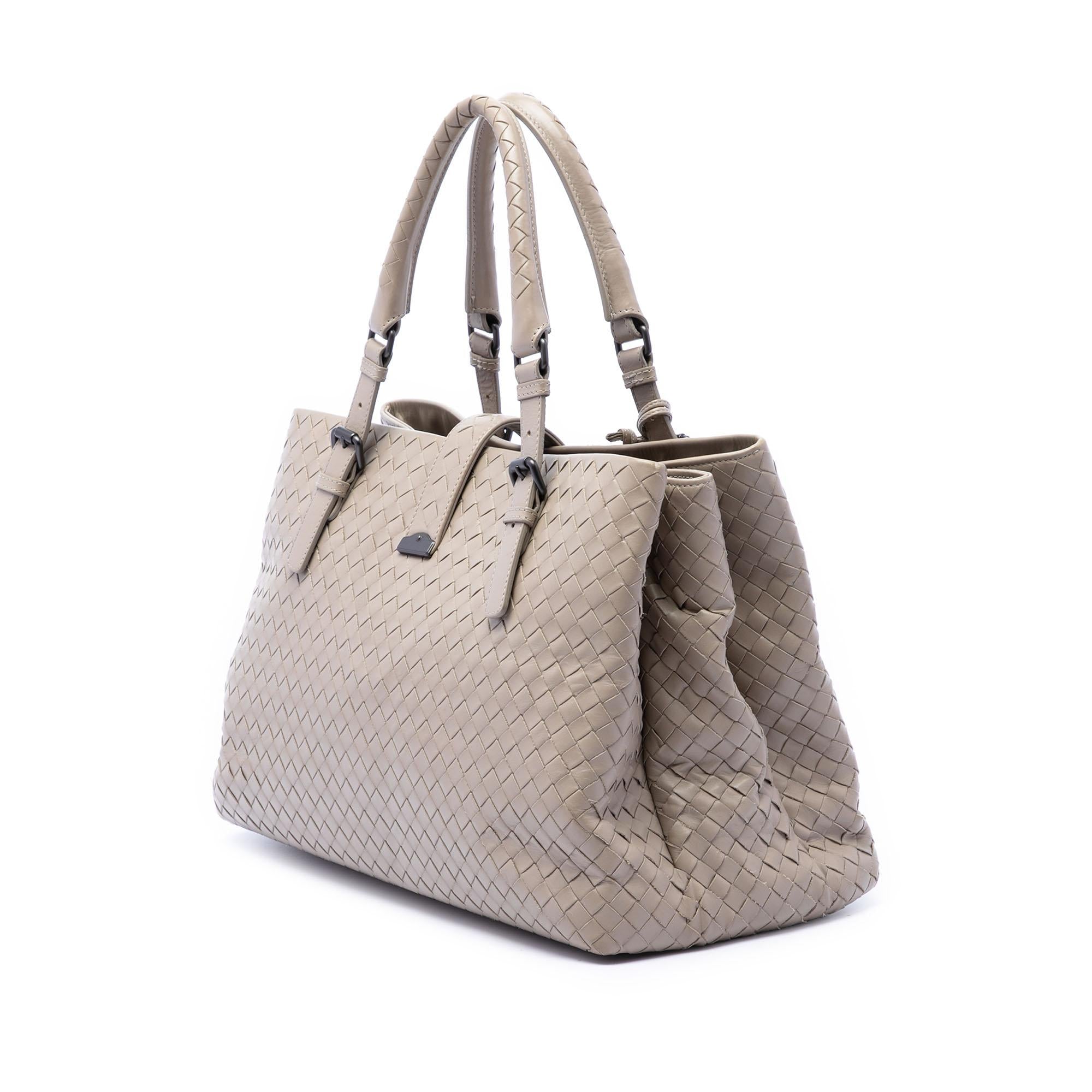 Bottega Veneta Medium Nappa Intrecciato Roma Tote