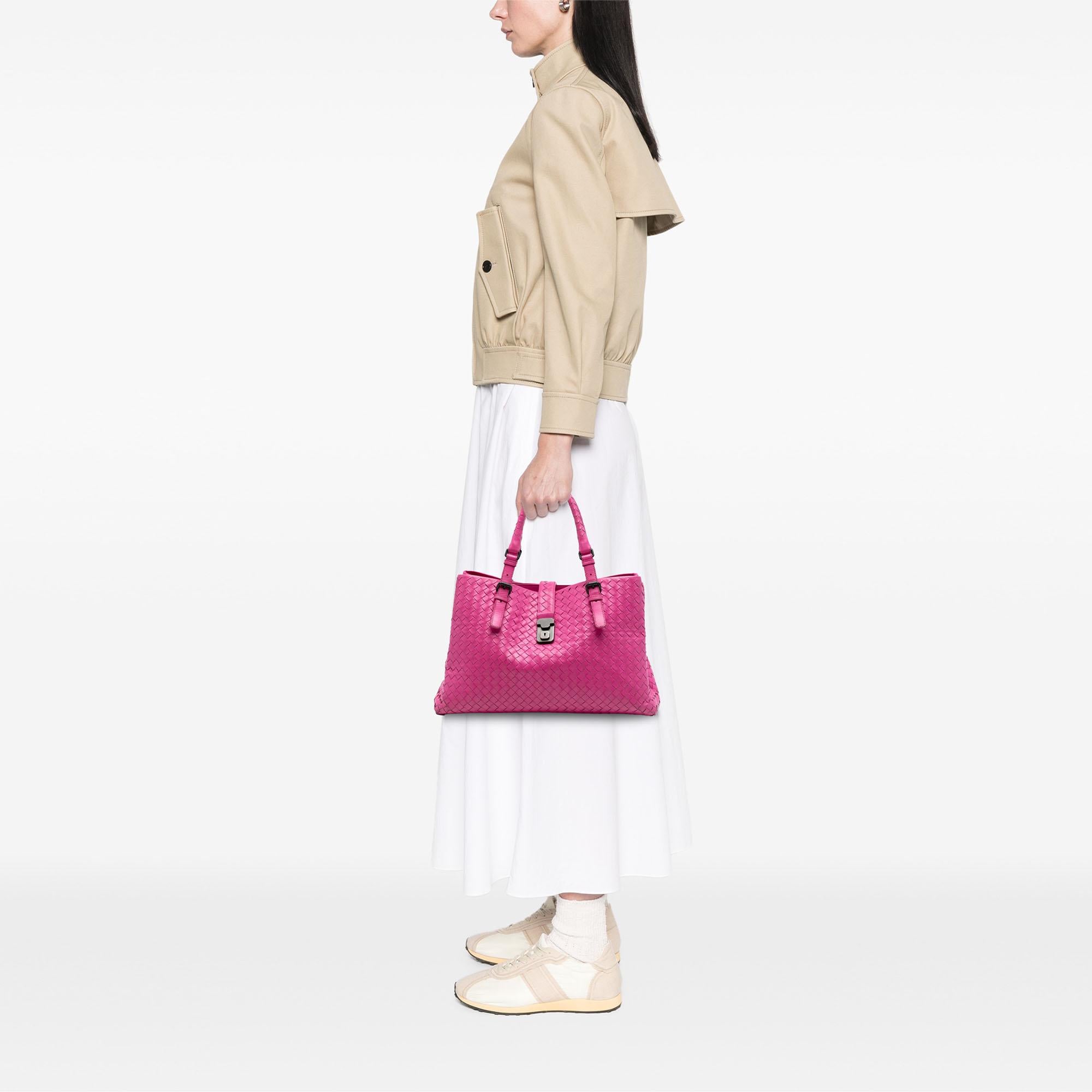 Bottega Veneta Medium Nappa Intrecciato Roma Tote