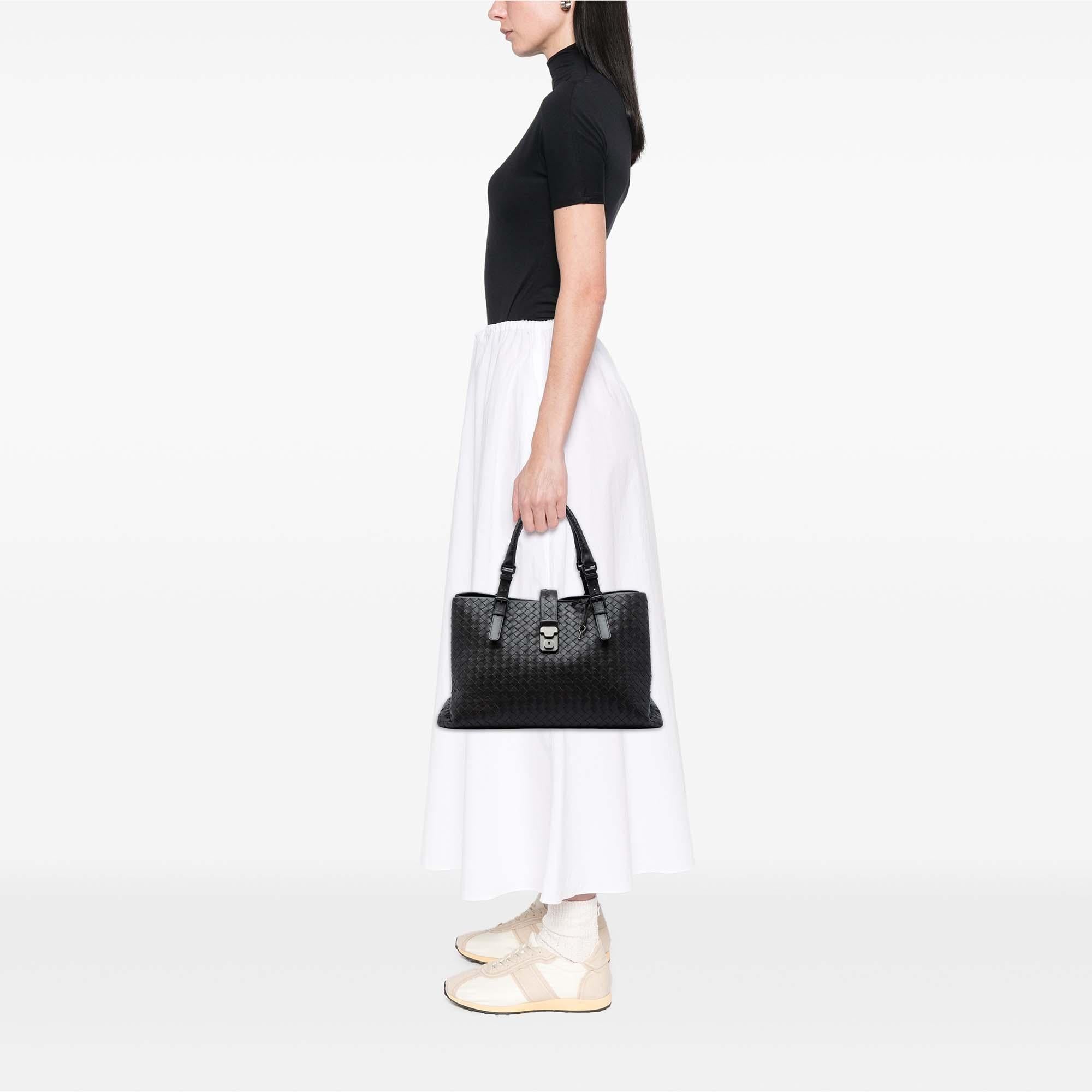 Bottega Veneta Medium Nappa Intrecciato Roma Tote