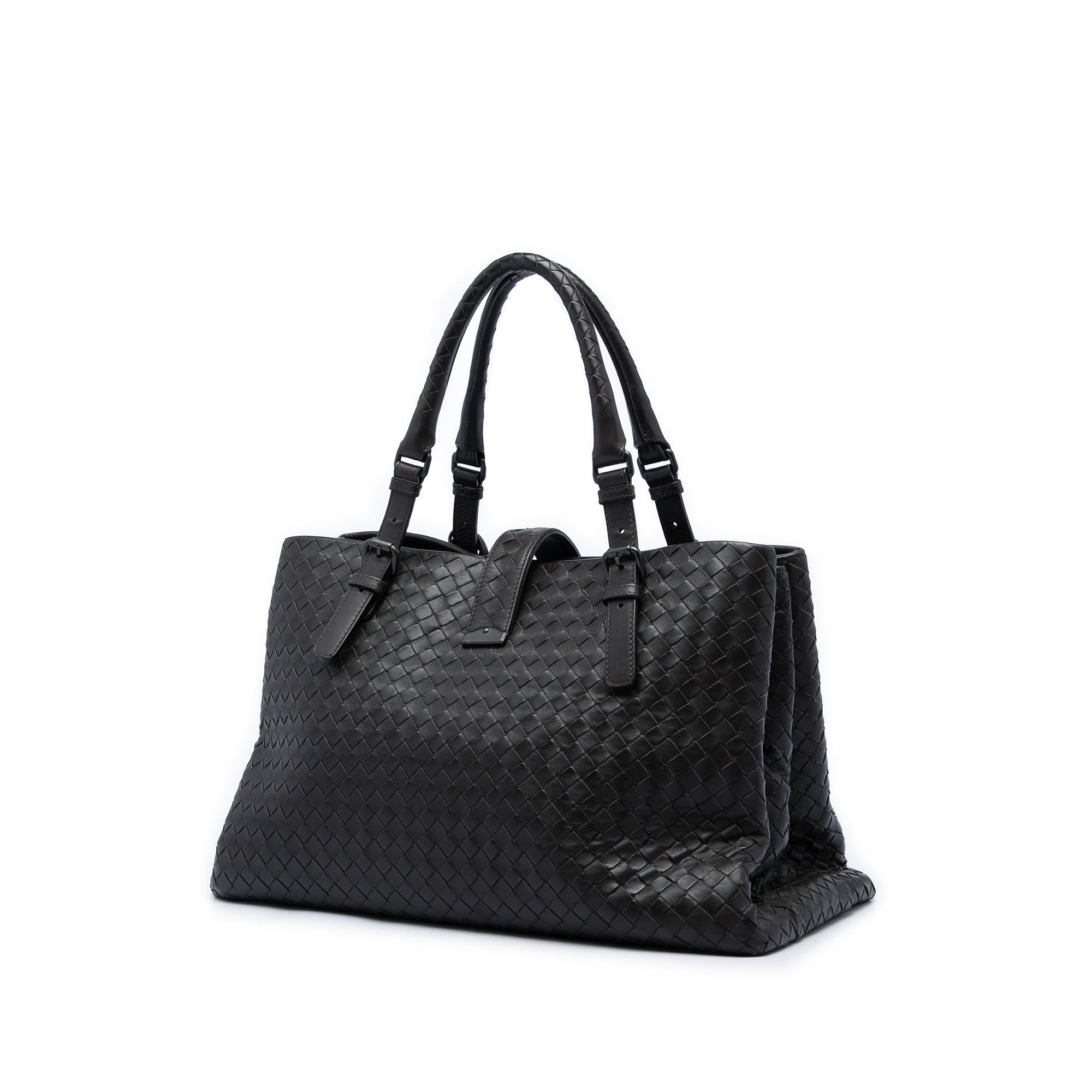 Bottega Veneta Medium Nappa Intrecciato Roma Tote