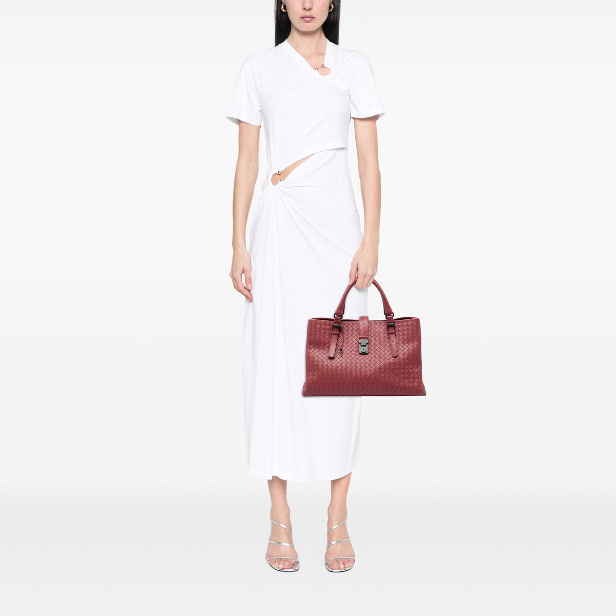 Bottega Veneta Medium Nappa Intrecciato Roma Tote