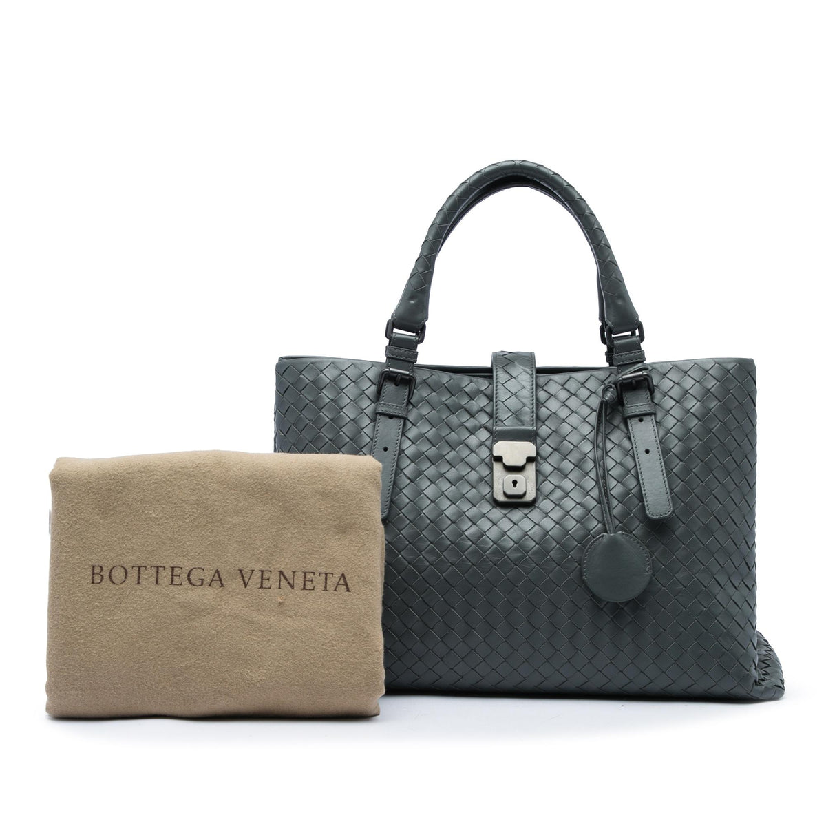 Bottega Veneta Medium Nappa Intrecciato Roma Tote