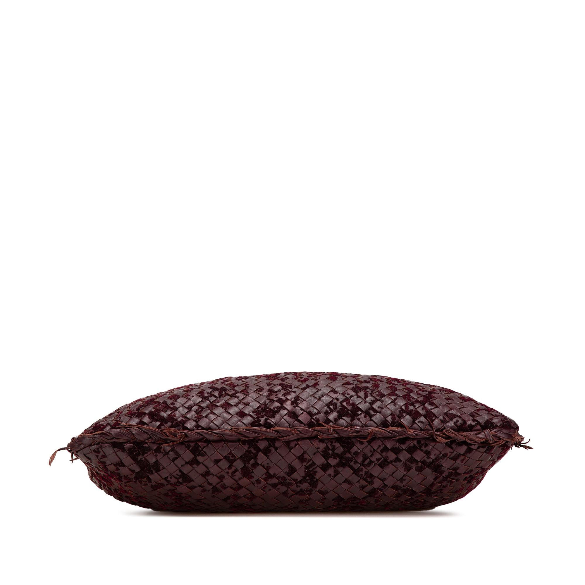 Bottega Veneta Medium Nappa Velours Intrecciato Fuzzy Veneta Hobo