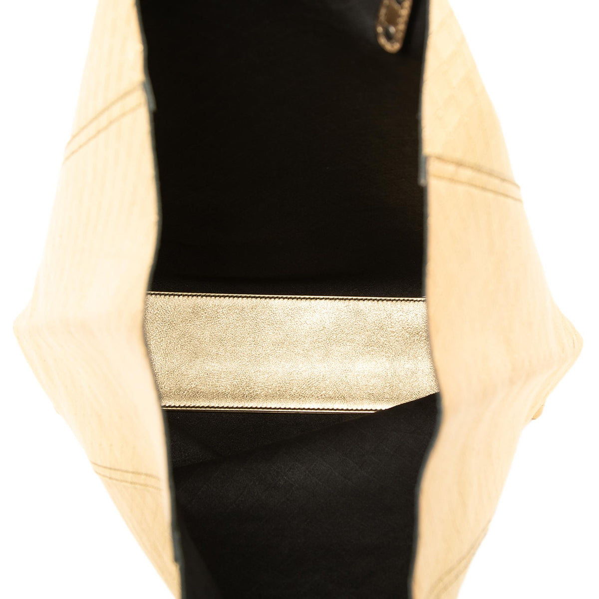 Bottega Veneta Metallic Leather Intrecciomirage Tote