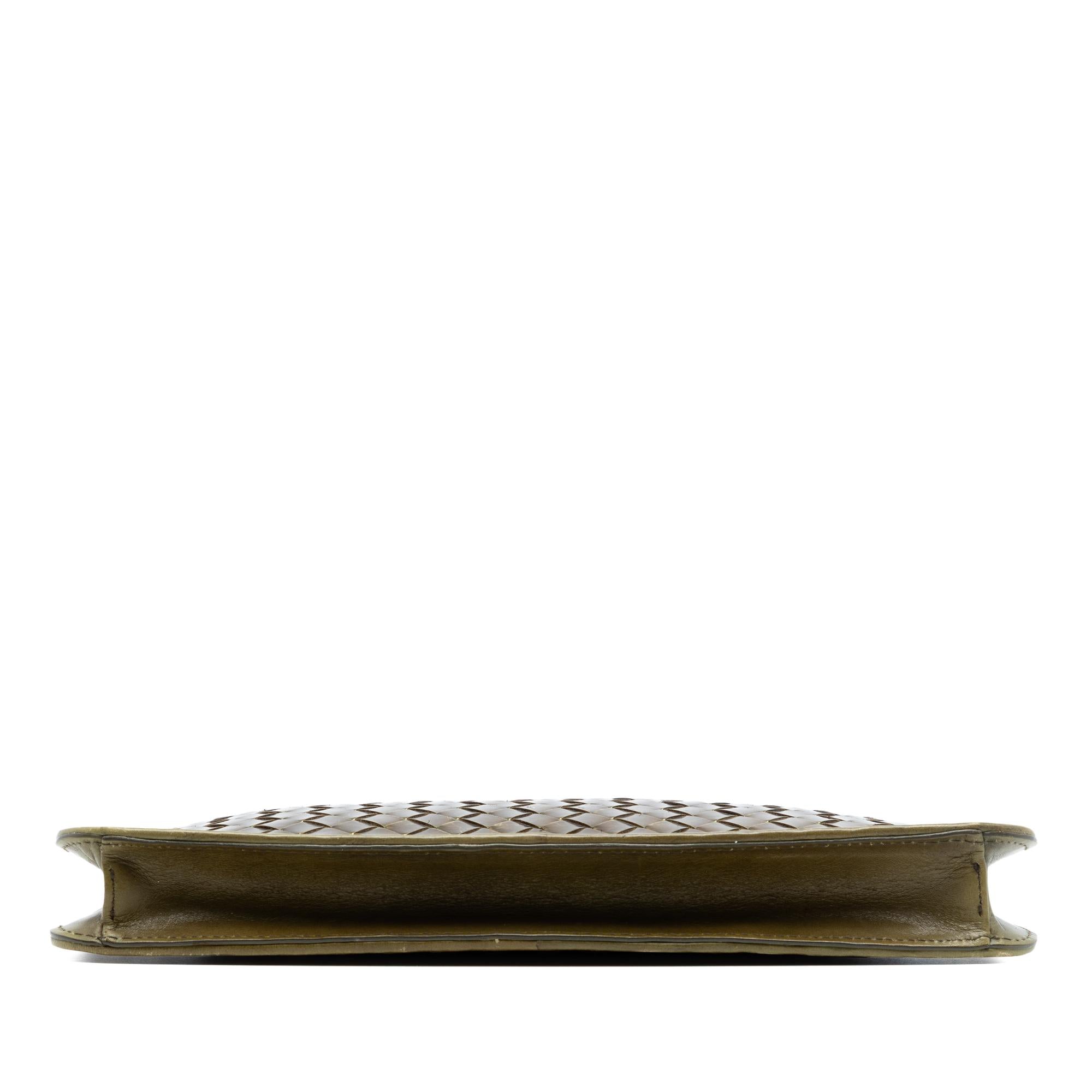 Bottega Veneta Metallic Nappa Intrecciato Shoulder Bag