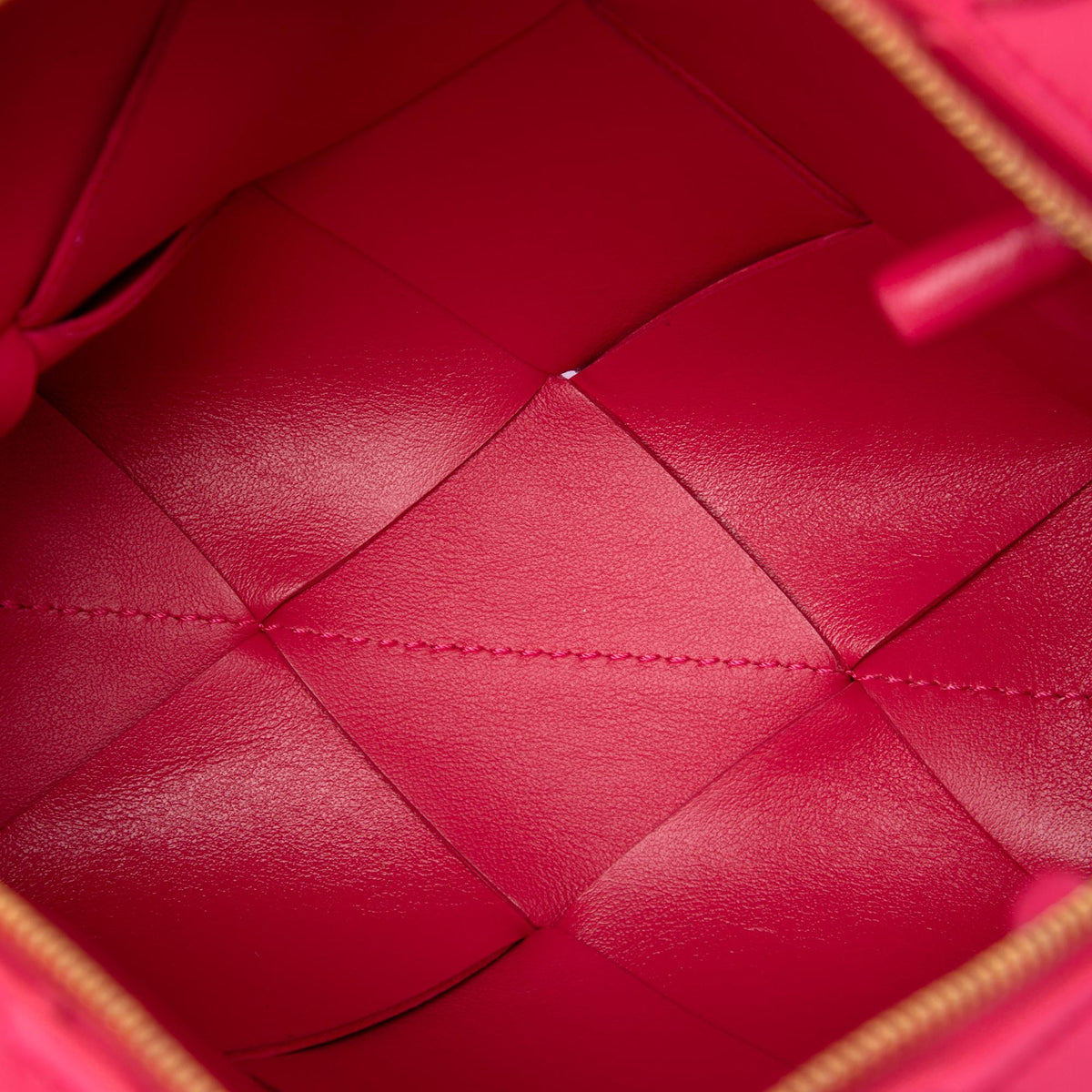 Bottega Veneta Mini Lambskin Intrecciato Cassette Camera Bag