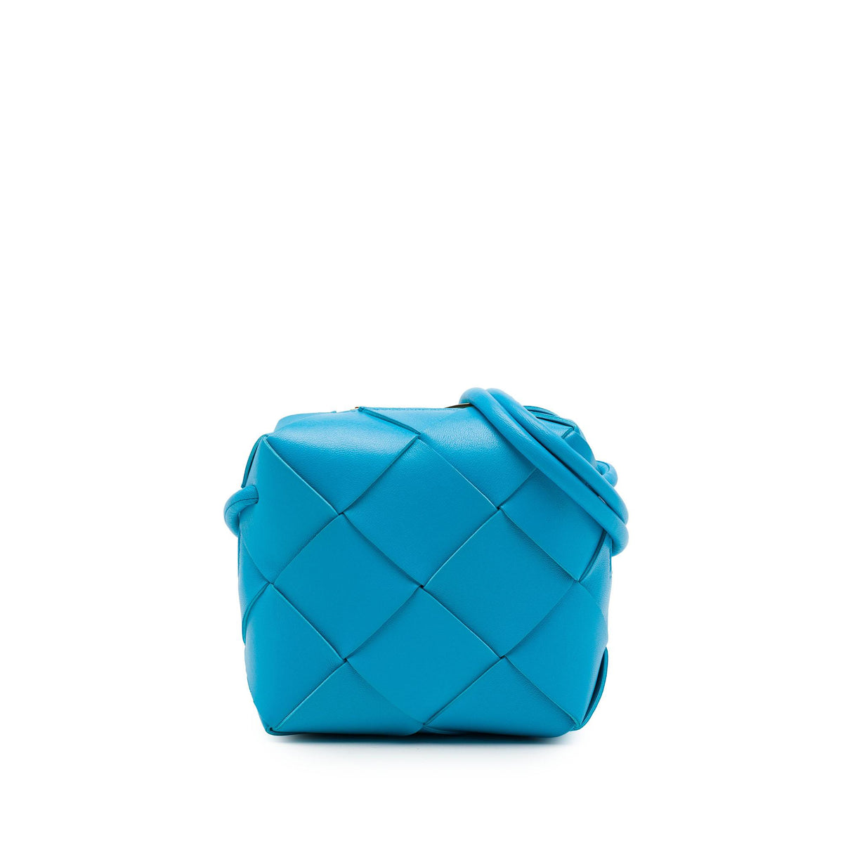 Bottega Veneta Mini Lambskin Intrecciato Cassette Camera Bag