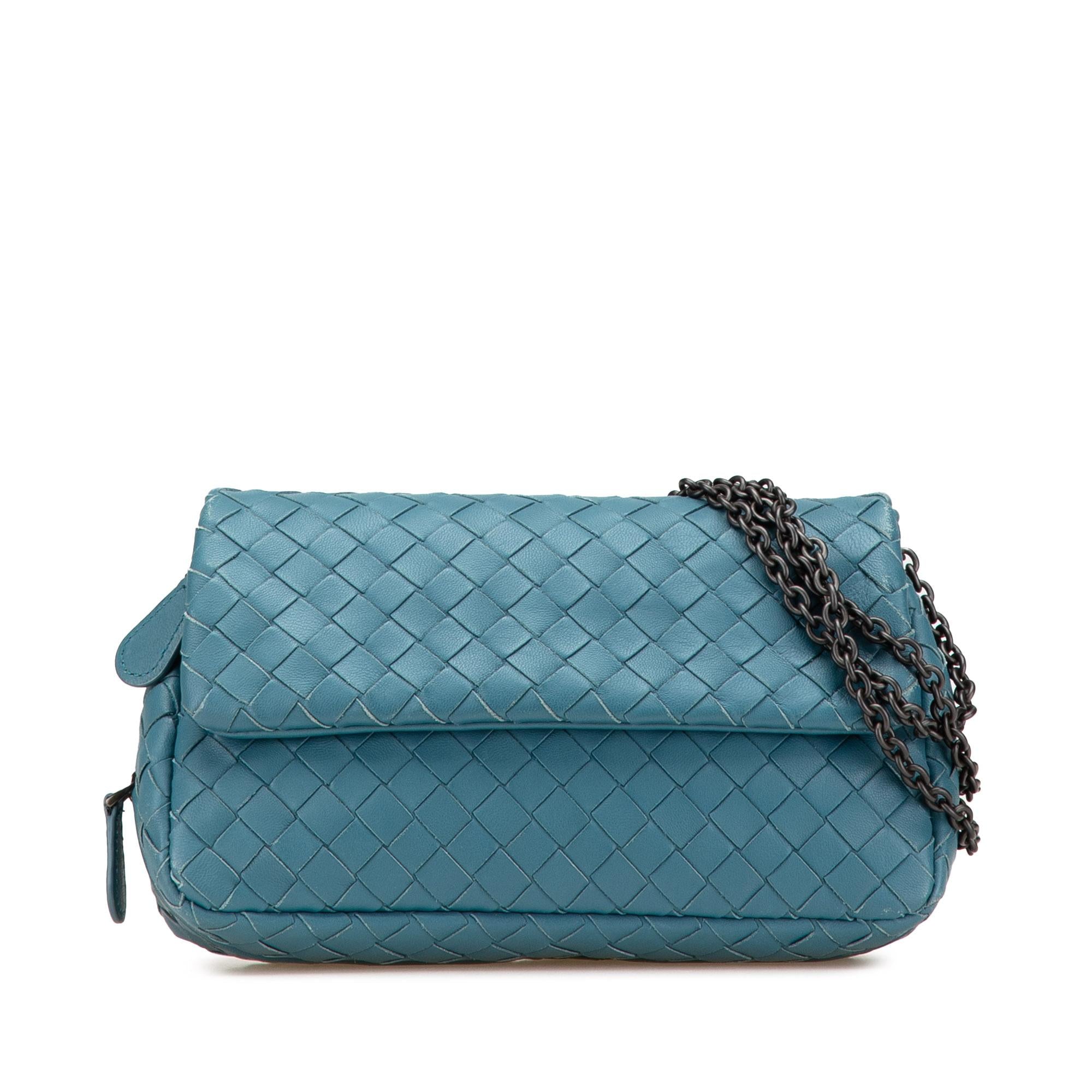 Bottega Veneta Mini Nappa Intrecciato Expandable Chain Crossbody