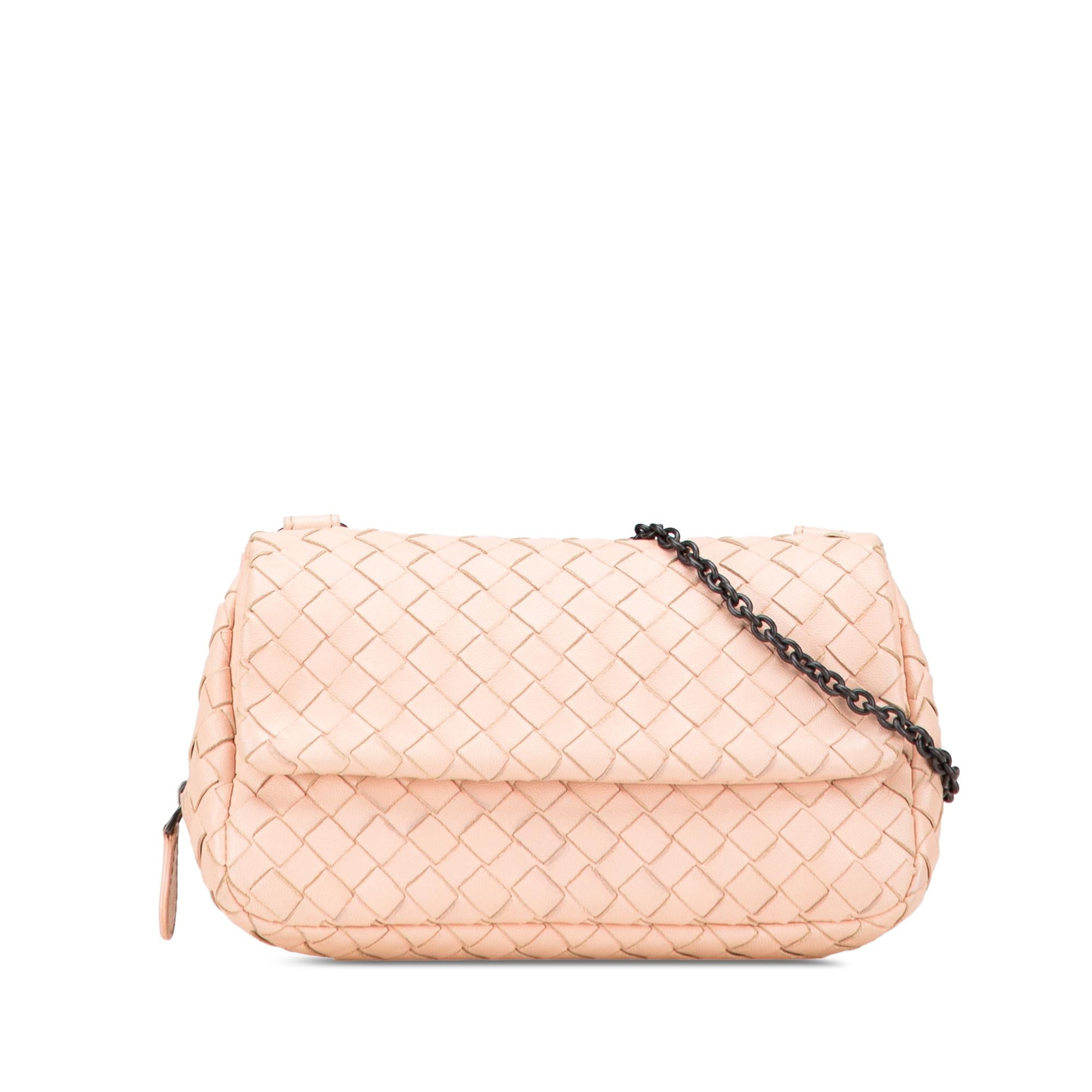 Bottega Veneta Mini Nappa Intrecciato Expandable Chain Crossbody