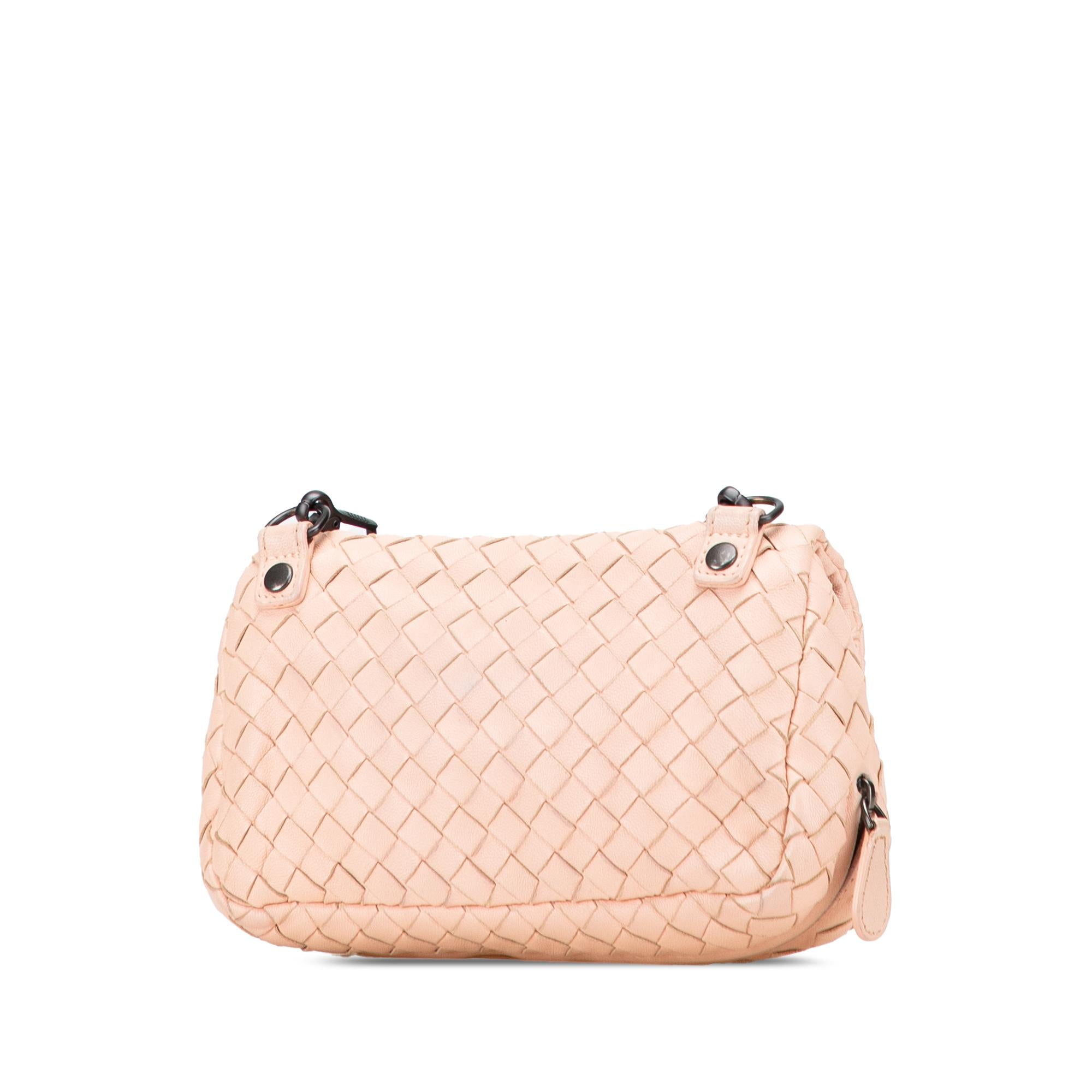 Bottega Veneta Mini Nappa Intrecciato Expandable Chain Crossbody