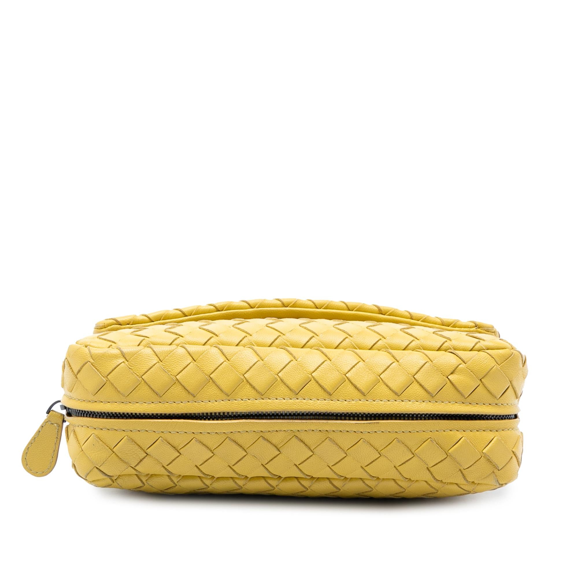 Bottega Veneta Mini Nappa Intrecciato Expandable Chain Flap Crossbody