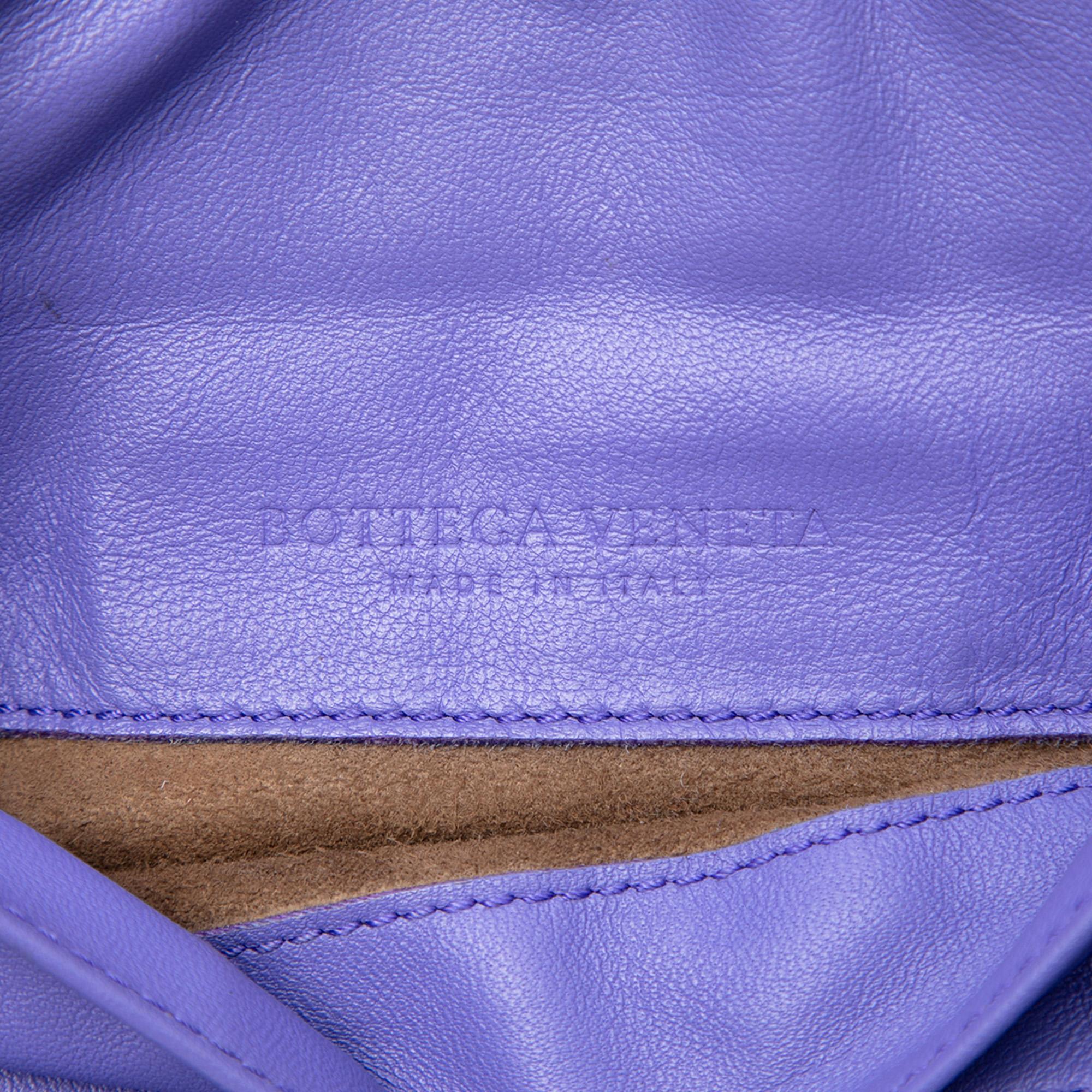 Bottega Veneta Mini Nappa Intrecciato Expandable Chain Flap Crossbody