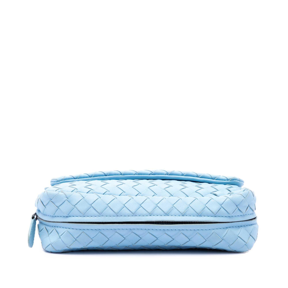 Bottega Veneta Mini Nappa Intrecciato Expandable Chain Flap Crossbody