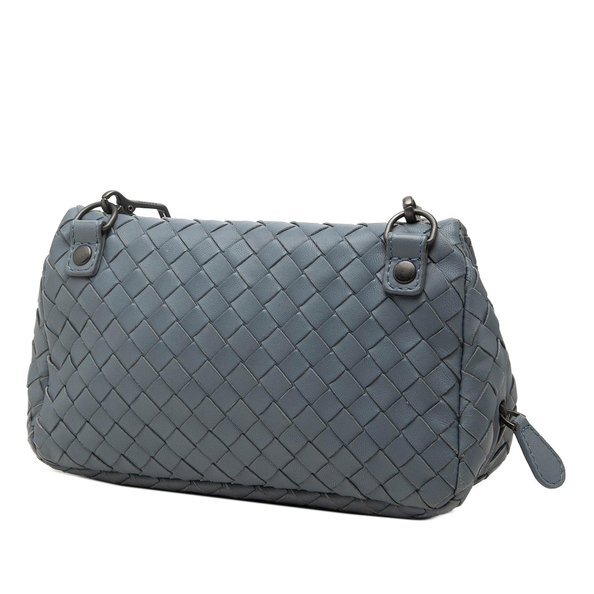 Bottega Veneta Mini Nappa Intrecciato Expandable Chain Flap Crossbody