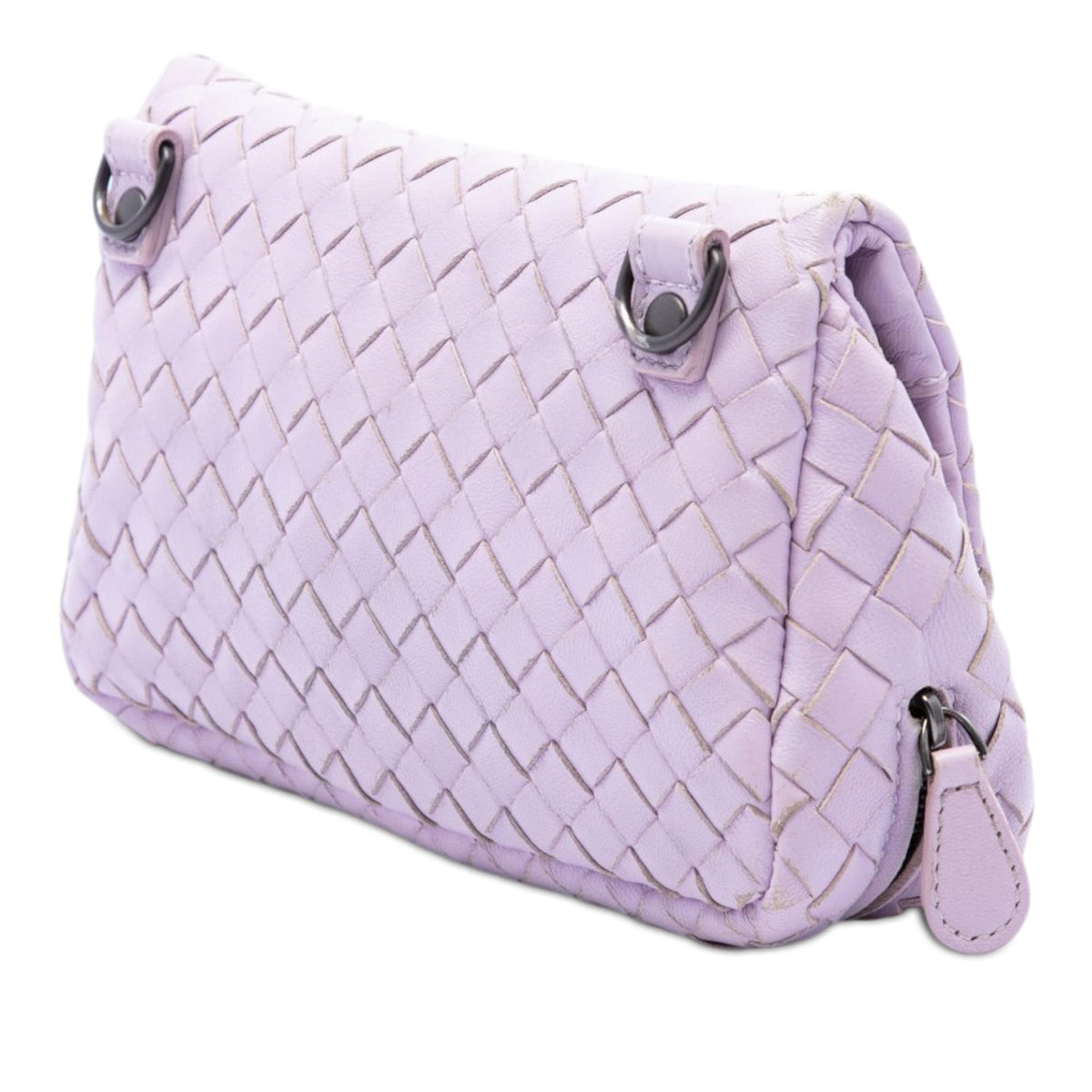 Bottega Veneta Mini Nappa Intrecciato Expandable Chain Flap Crossbody