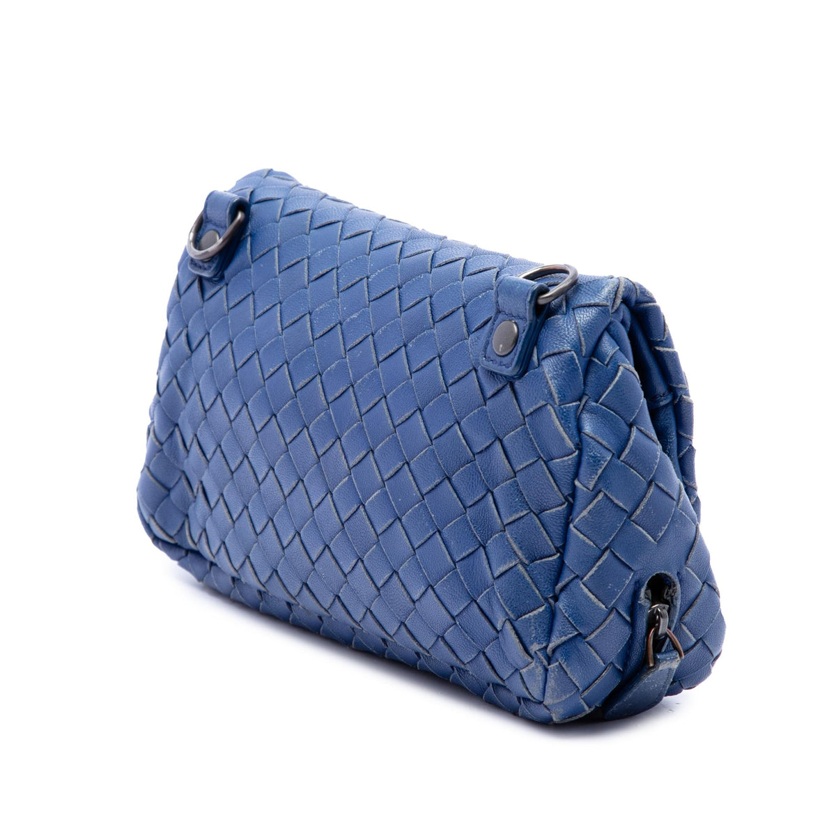 Bottega Veneta Mini Nappa Intrecciato Expandable Chain Flap Crossbody