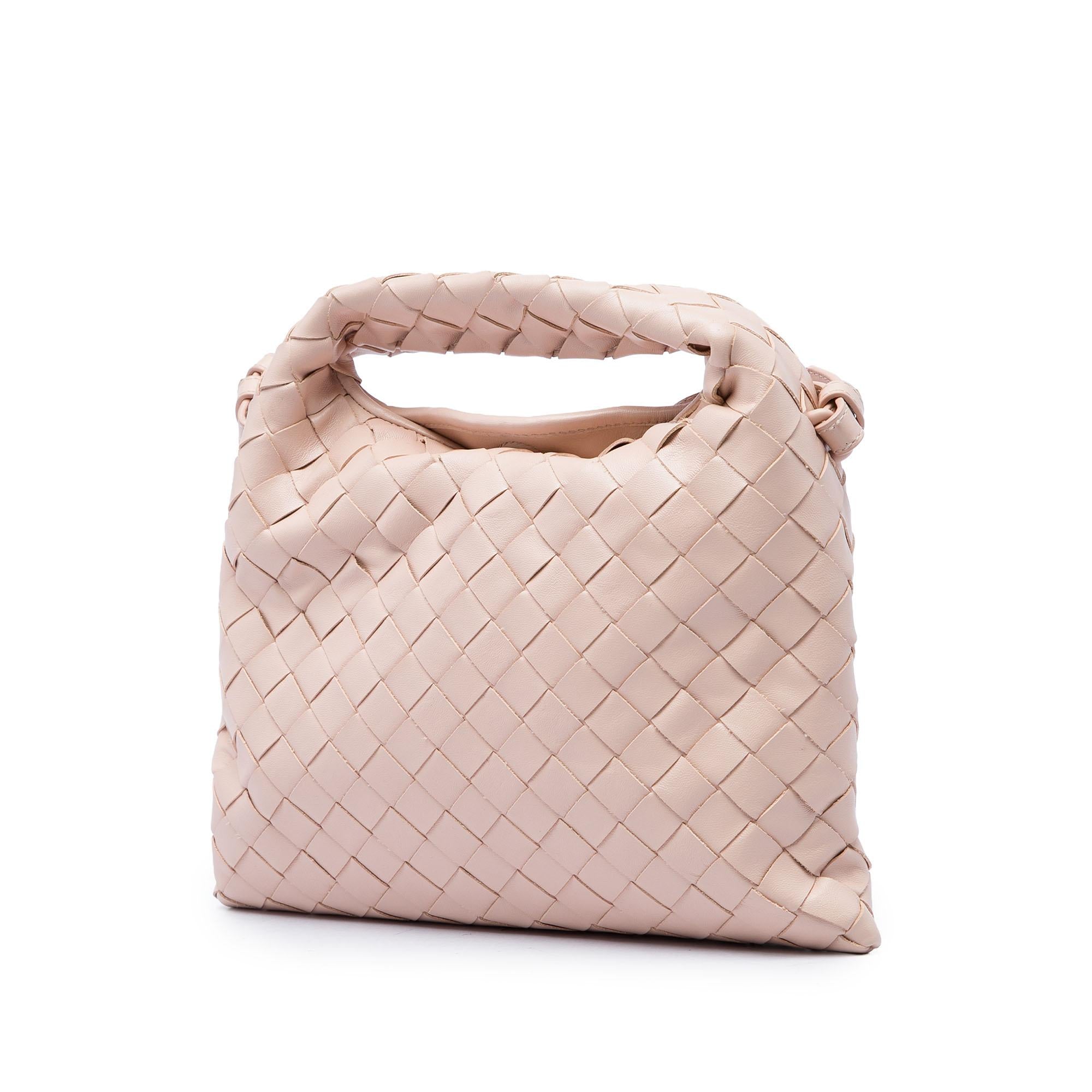 Bottega Veneta Mini Nappa Intrecciato Hop Satchel