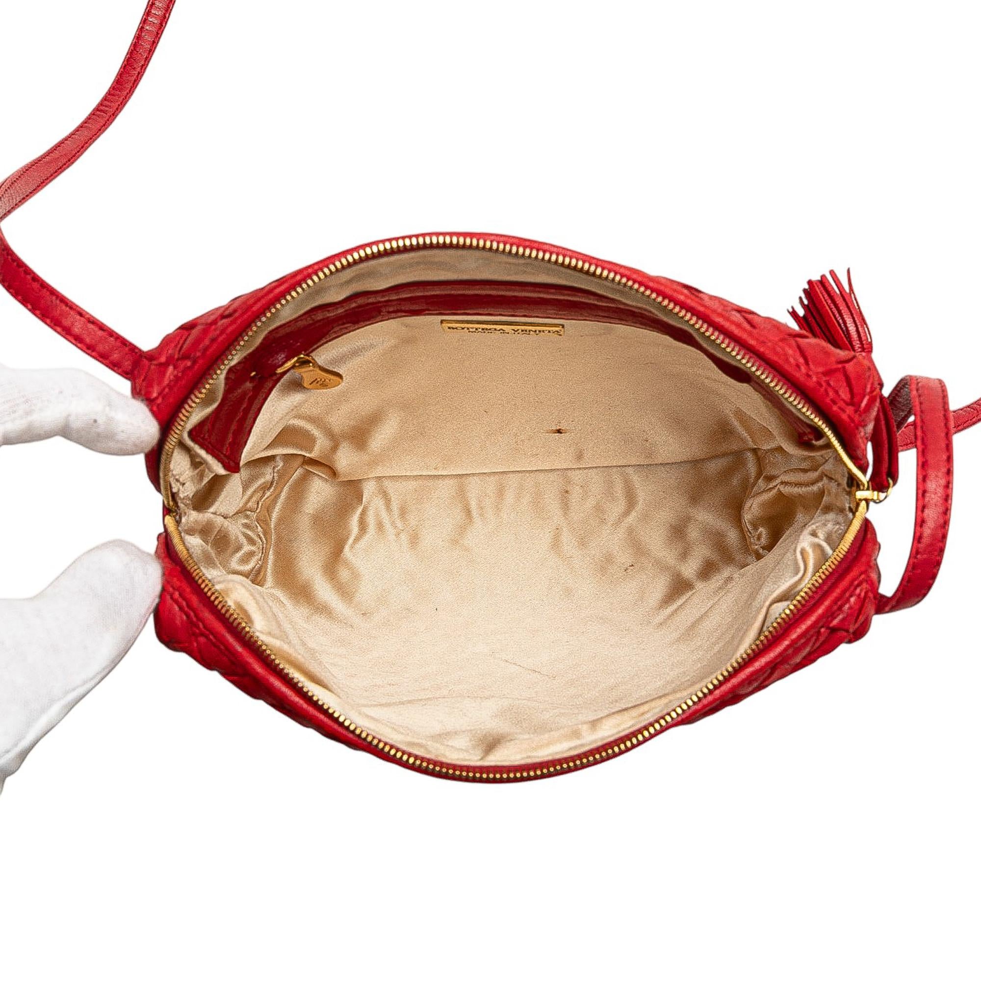 Bottega Veneta Mini Nappa Intrecciato Nodini Crossbody