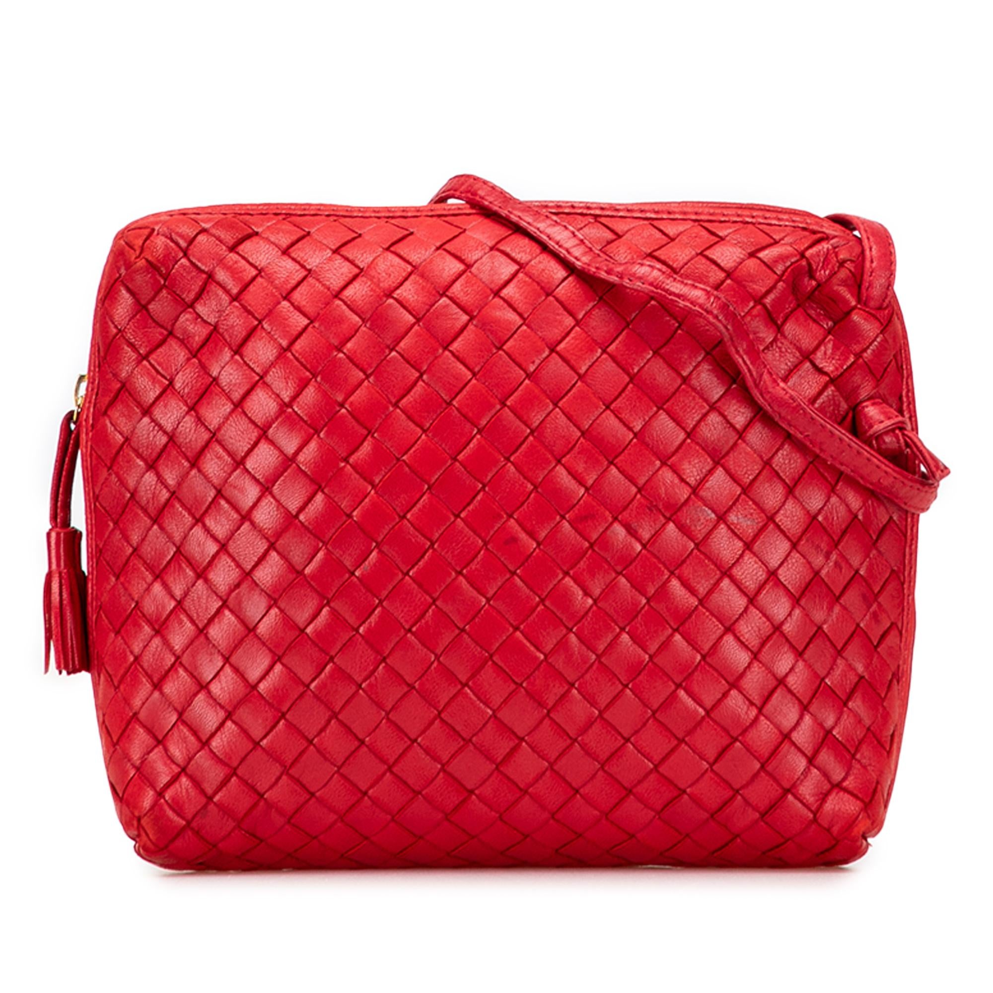 Bottega Veneta Mini Nappa Intrecciato Nodini Crossbody
