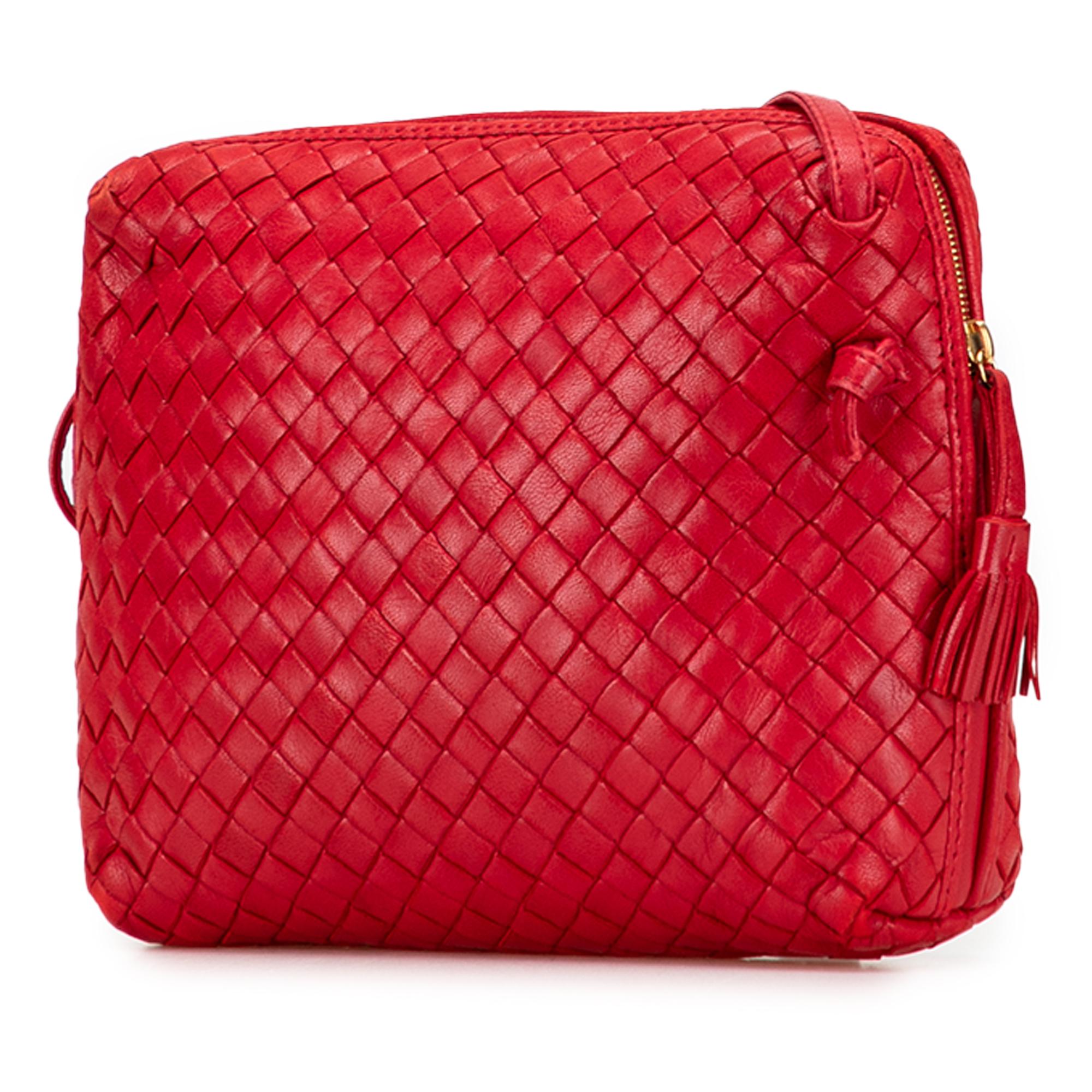 Bottega Veneta Mini Nappa Intrecciato Nodini Crossbody
