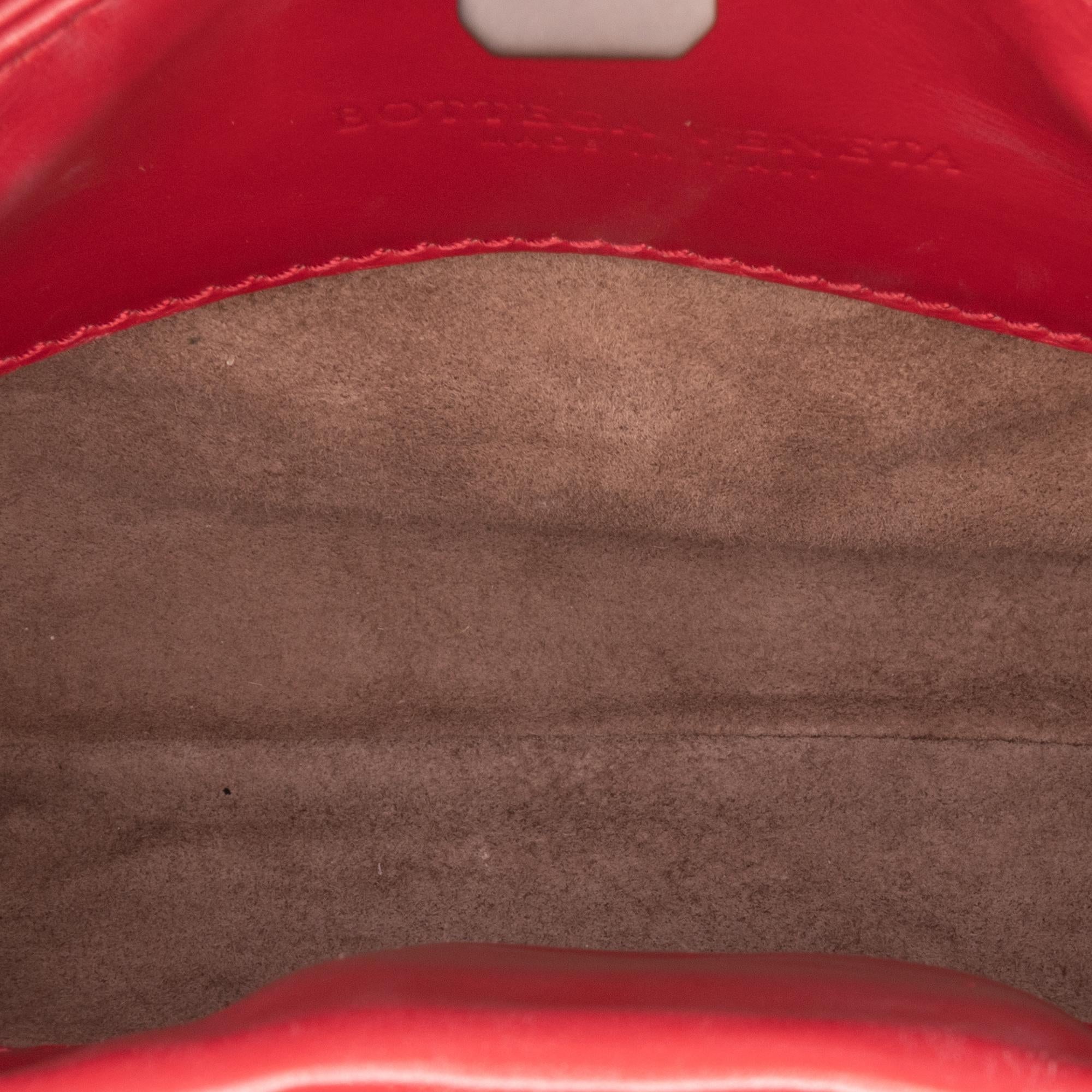 Bottega Veneta Mini Nappa Intrecciato Roma Satchel