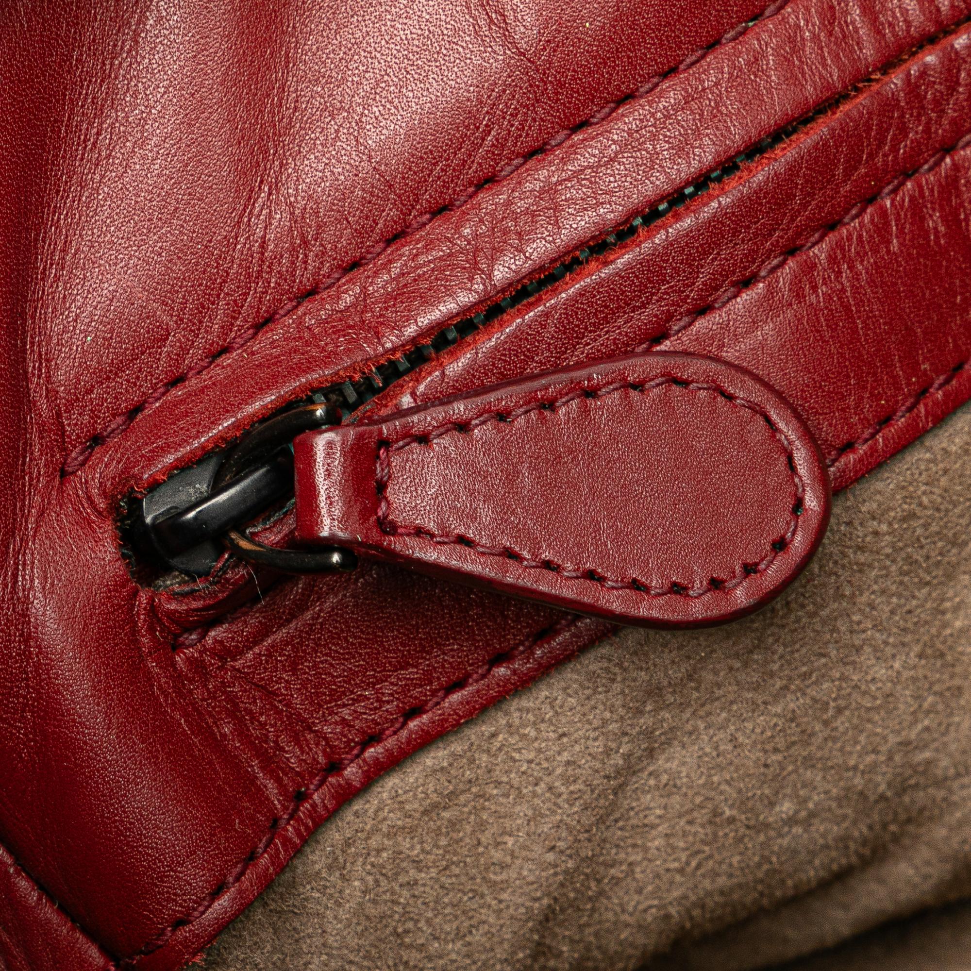 Bottega Veneta Mini Nappa Intrecciato Roma Satchel