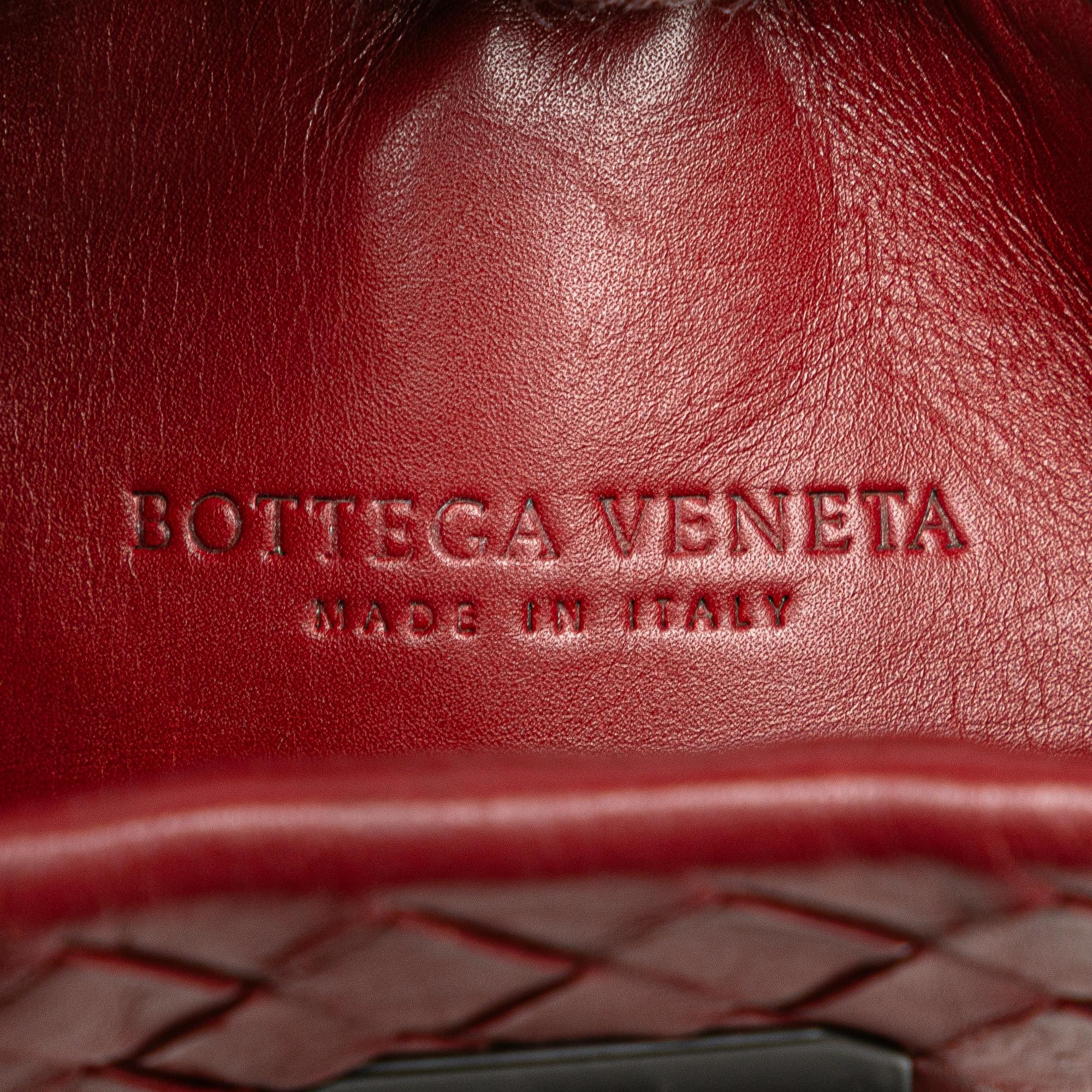 Bottega Veneta Mini Nappa Intrecciato Roma Satchel