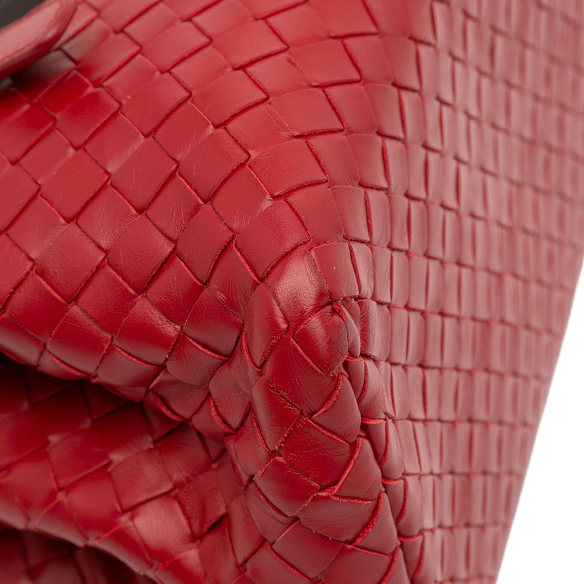 Bottega Veneta Mini Nappa Intrecciato Roma Satchel