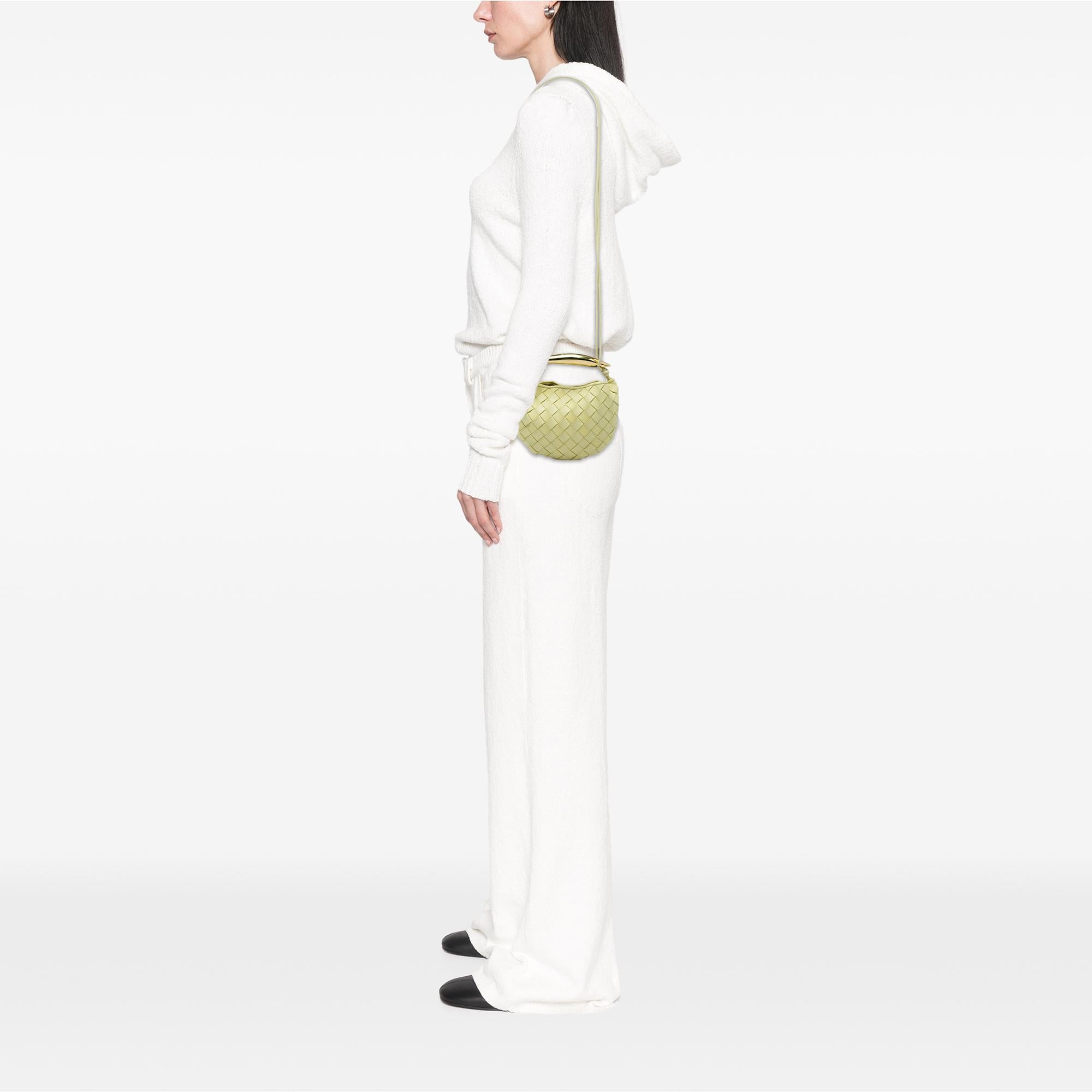 Bottega Veneta Mini Nappa Intrecciato Sardine