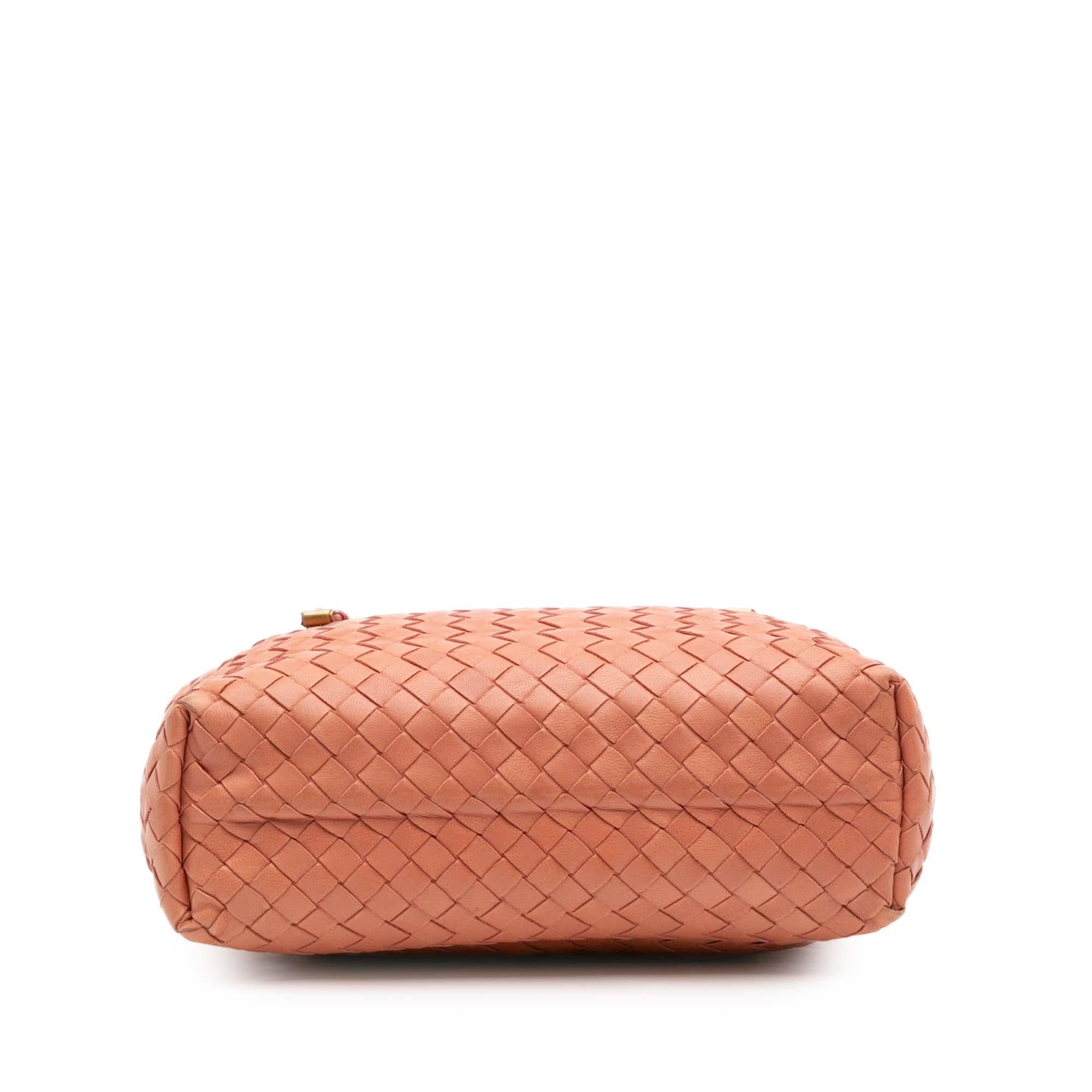 Bottega Veneta Mini Nappa Intrecciato Shopper Tote