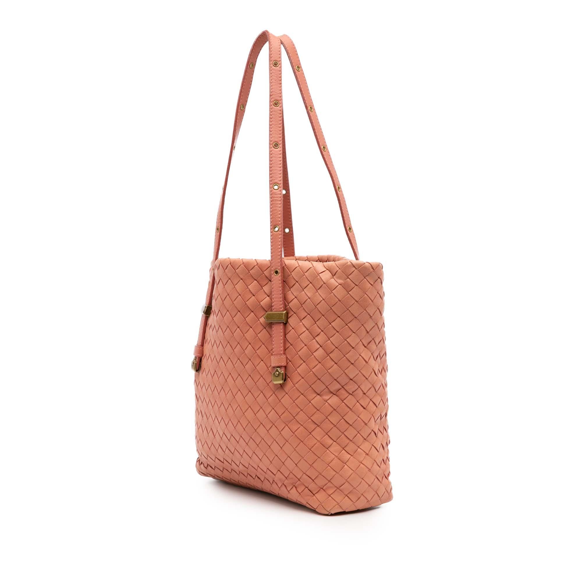 Bottega Veneta Mini Nappa Intrecciato Shopper Tote